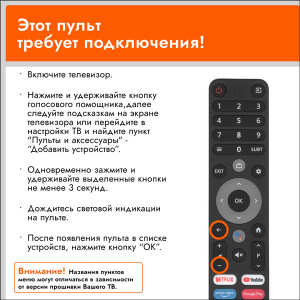 Пульт Aceline DEXP DP-V2 с голосовым управлением фото 3