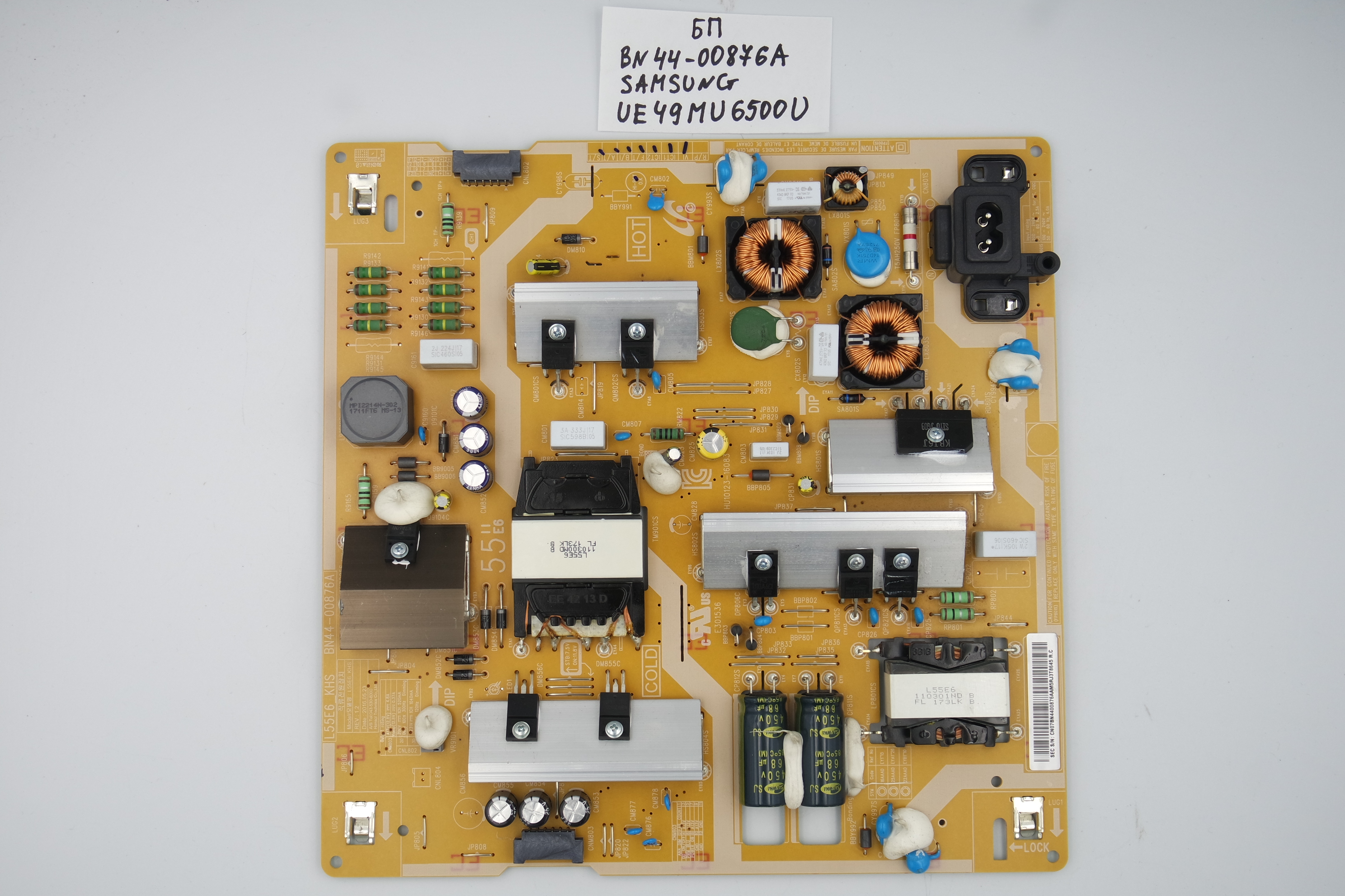 Блок питания BN44-00876A Samsung UE49MU6500U фото 1