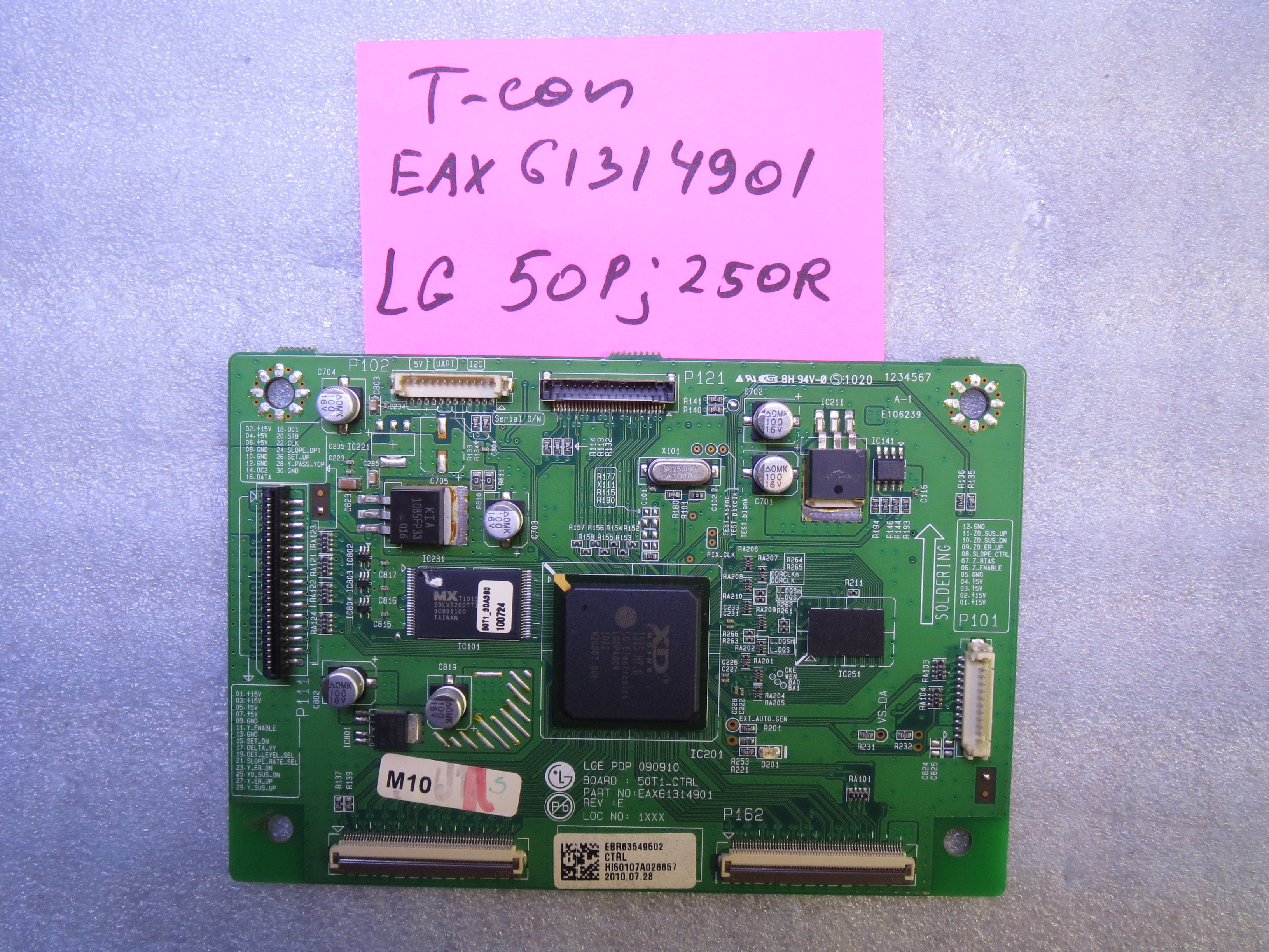 T-CON плата EAX61314901 LG 50PJ250R фото 1
