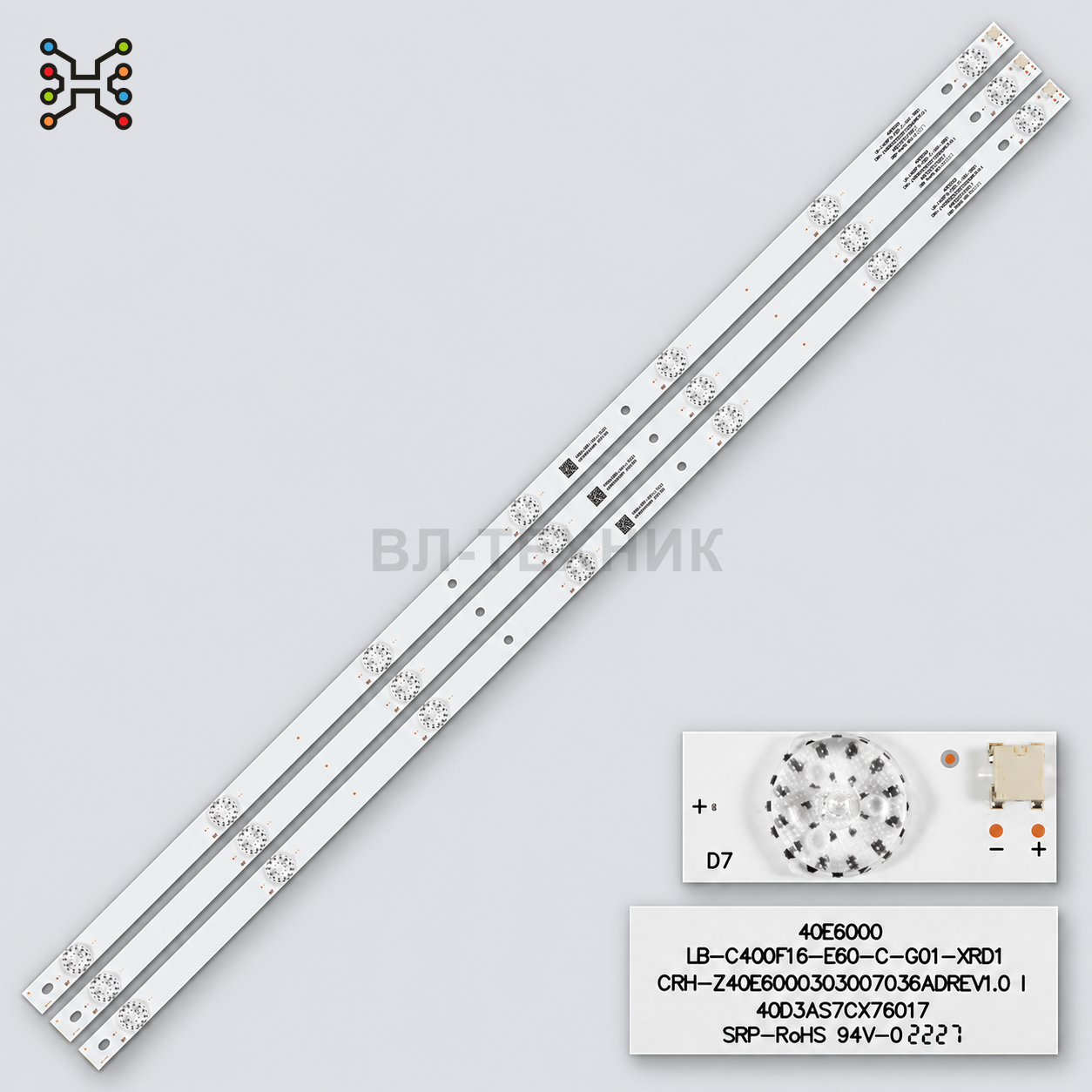 LED подсветка DEXP F40D7200C / F40D7100C / Hyundai H-LED40F401BS2 / H-LED40F502BS2S фото 1