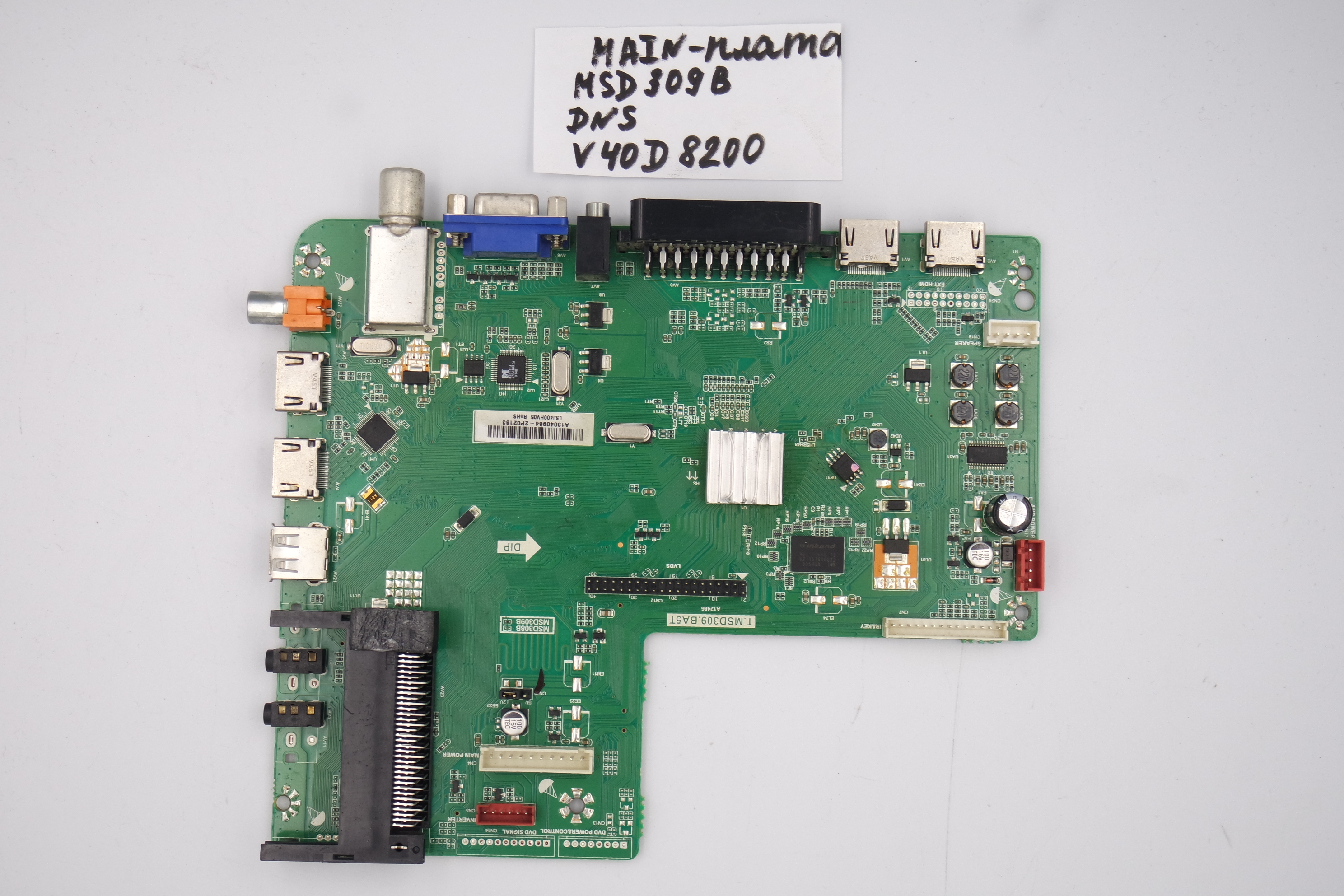 MAIN плата MSD309B DNS V40D8200 фото 1