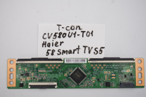 T-CON плата CV580U1-T01 Haier 58SMART TV S5 фото 2