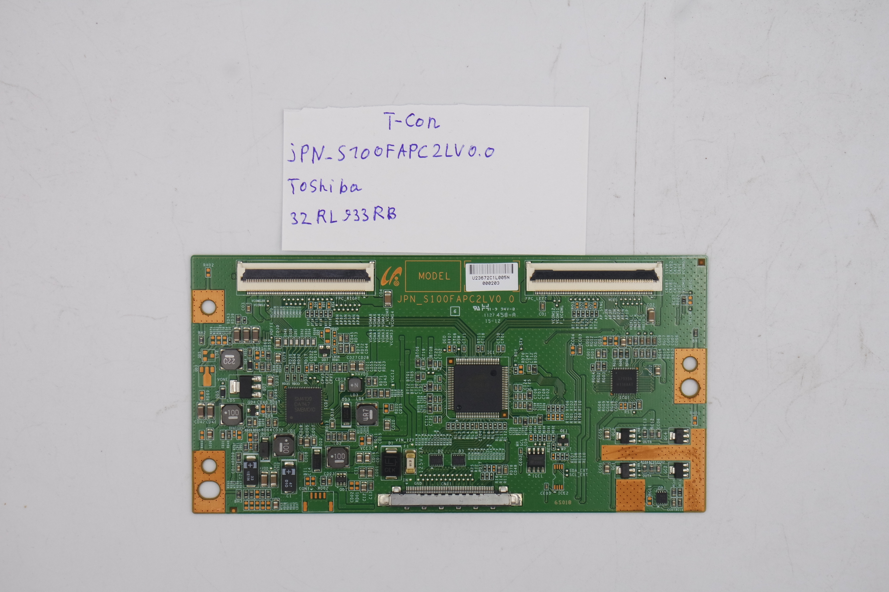T-CON плата JPN_S100FAPC2LV0.0 Toshiba 32RL933RB фото 1