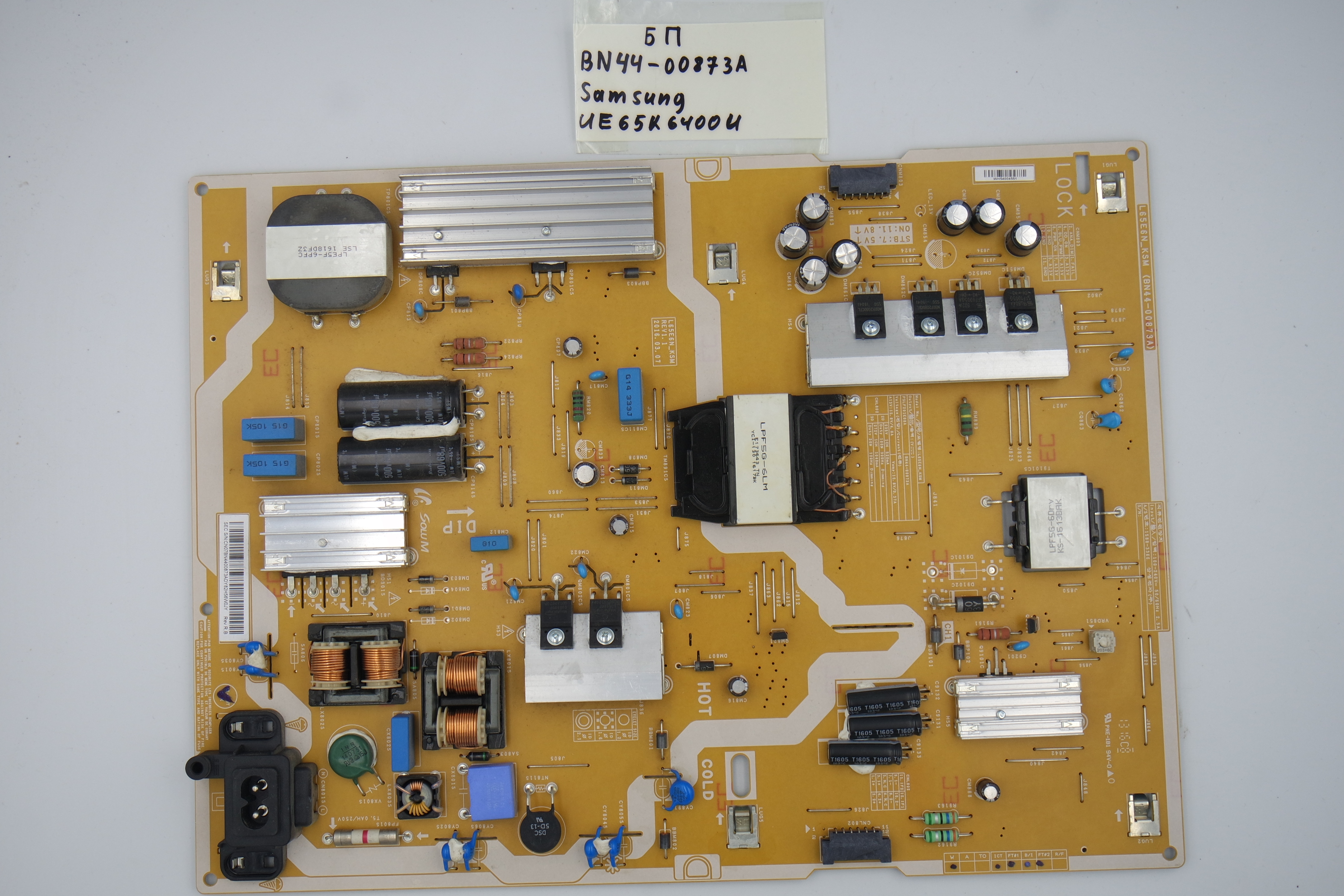 Блок питания BN44-00873A Samsung UE65K6400U фото 1
