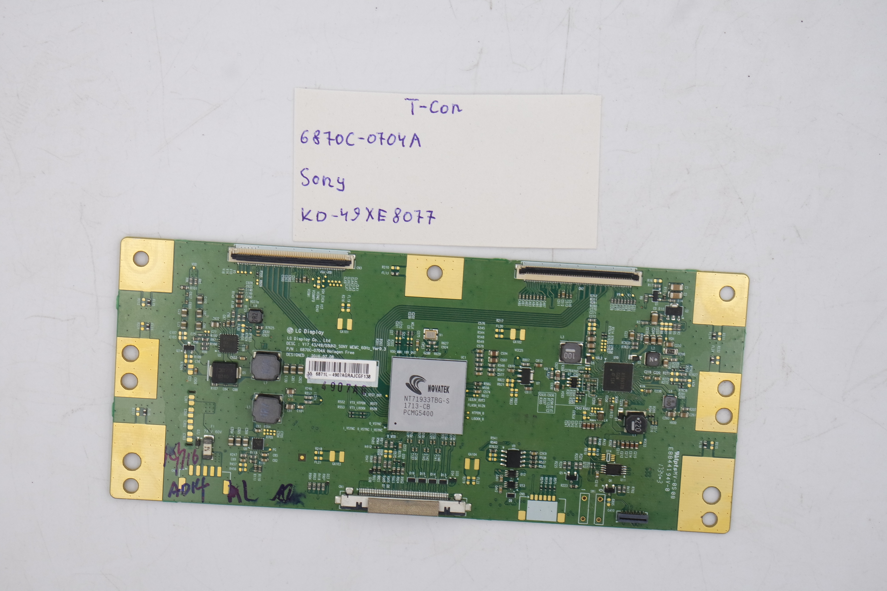 T-CON 6870C-0704A SONY KD-49XE8077 фото 1