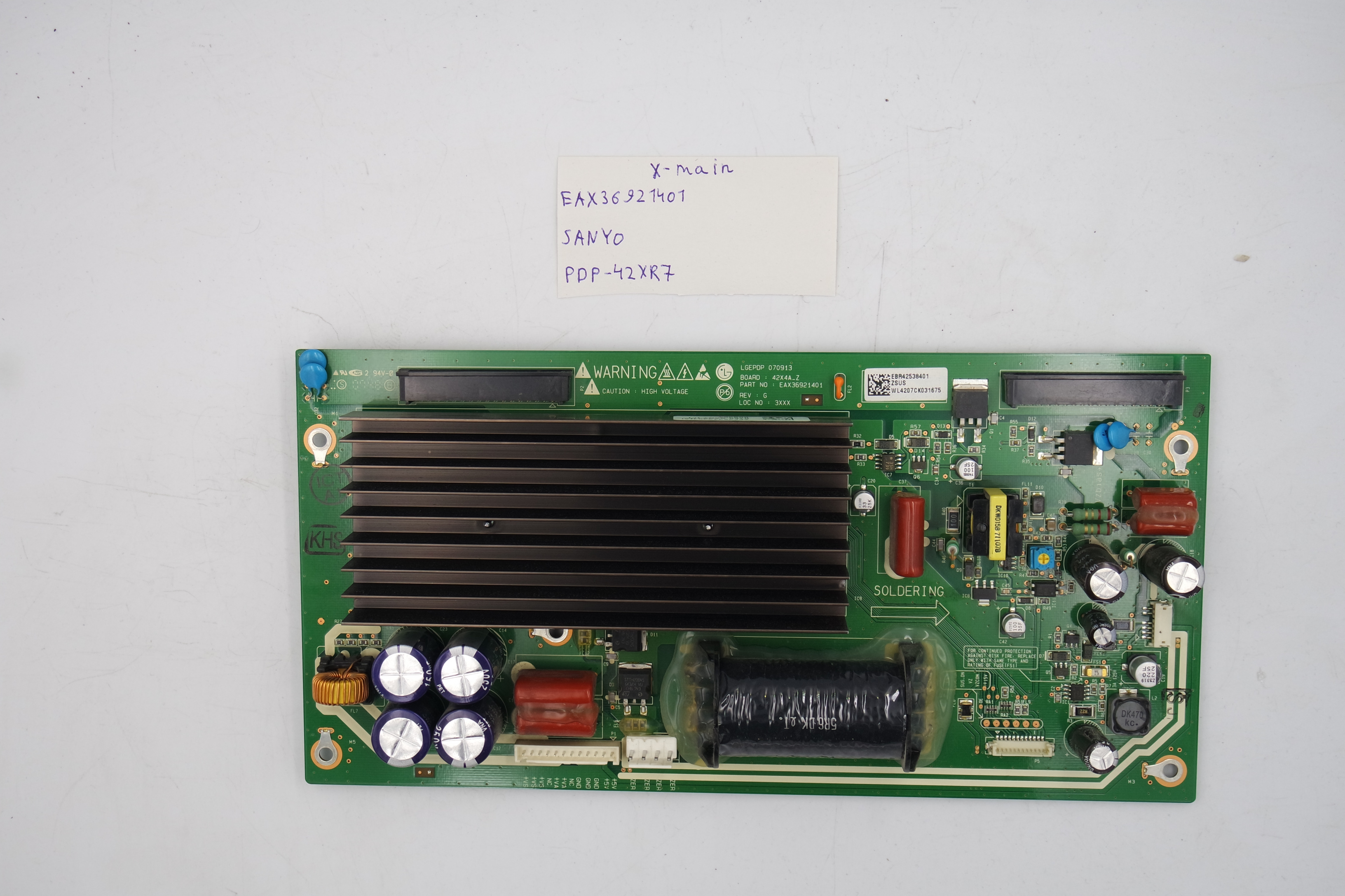 X-MAIN плата EAX36921401 SANYO PDP-42XR7 фото 1