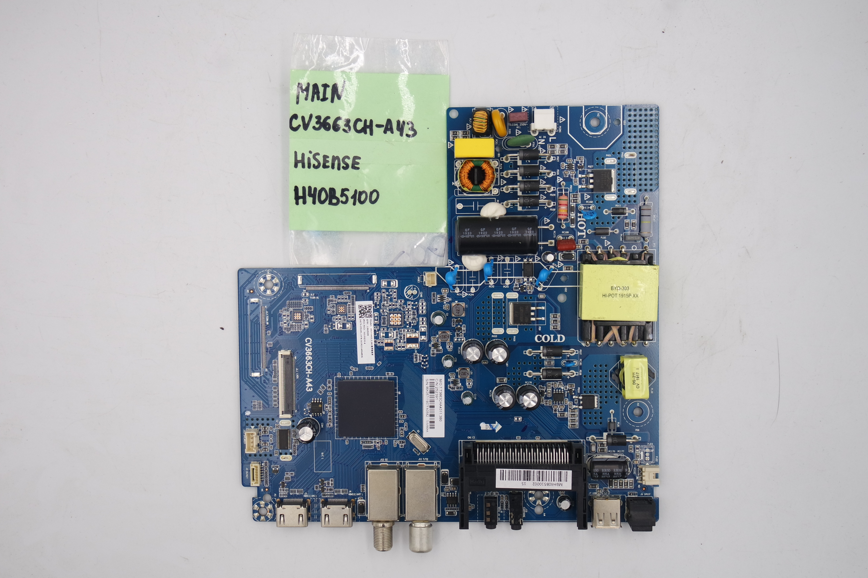 MAIN основная плата CV3663CH-A43 Hisense H40B5100 фото 1