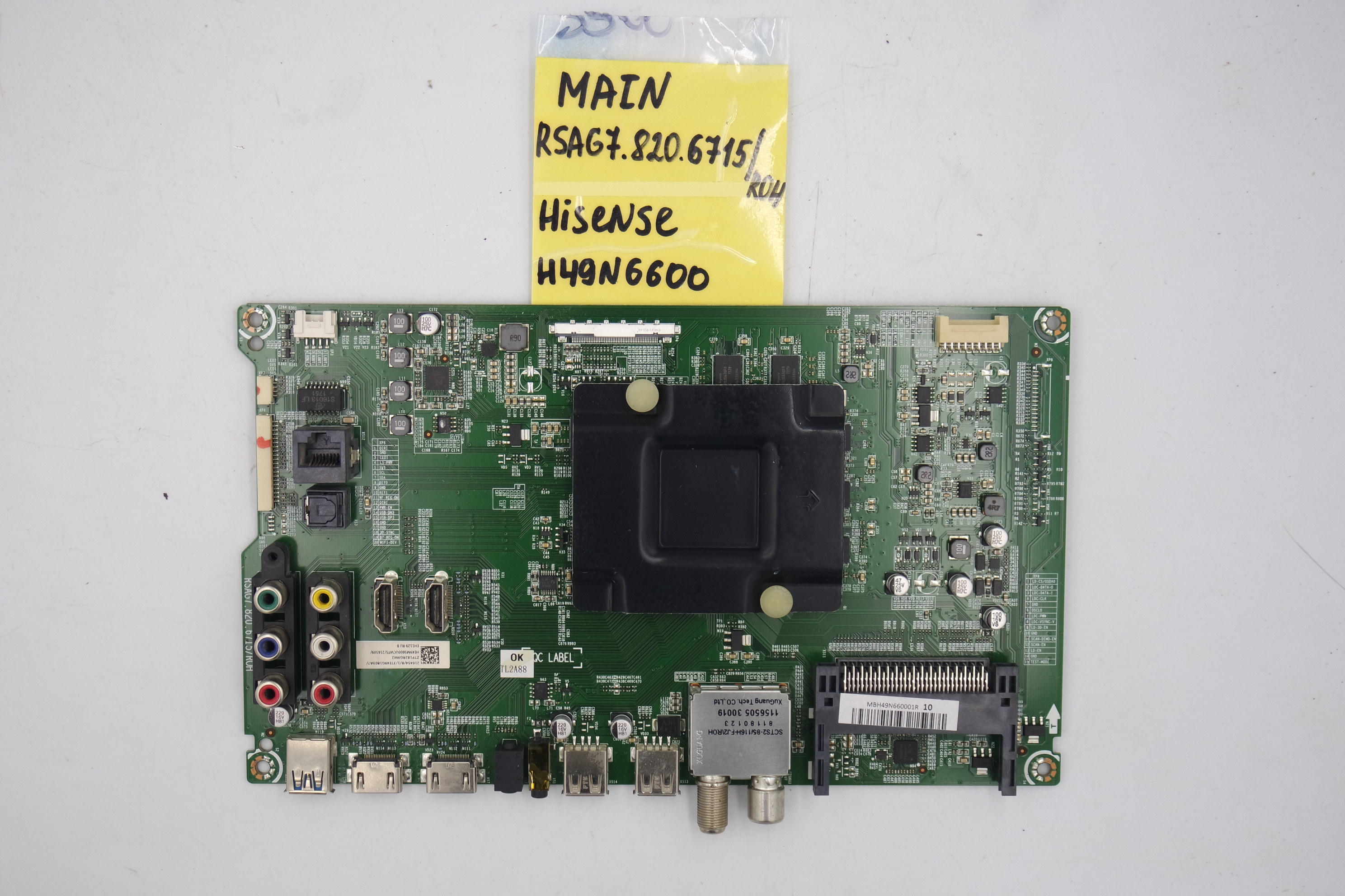 MAIN основная плата RSAG7.820.6715/R0H Hisense H49N6600 фото 1