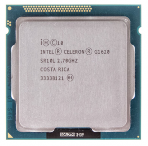Процессор Intel Celeron G1620 LGA1155,  2,7 ГГц, 2 ядра, 2 потока.