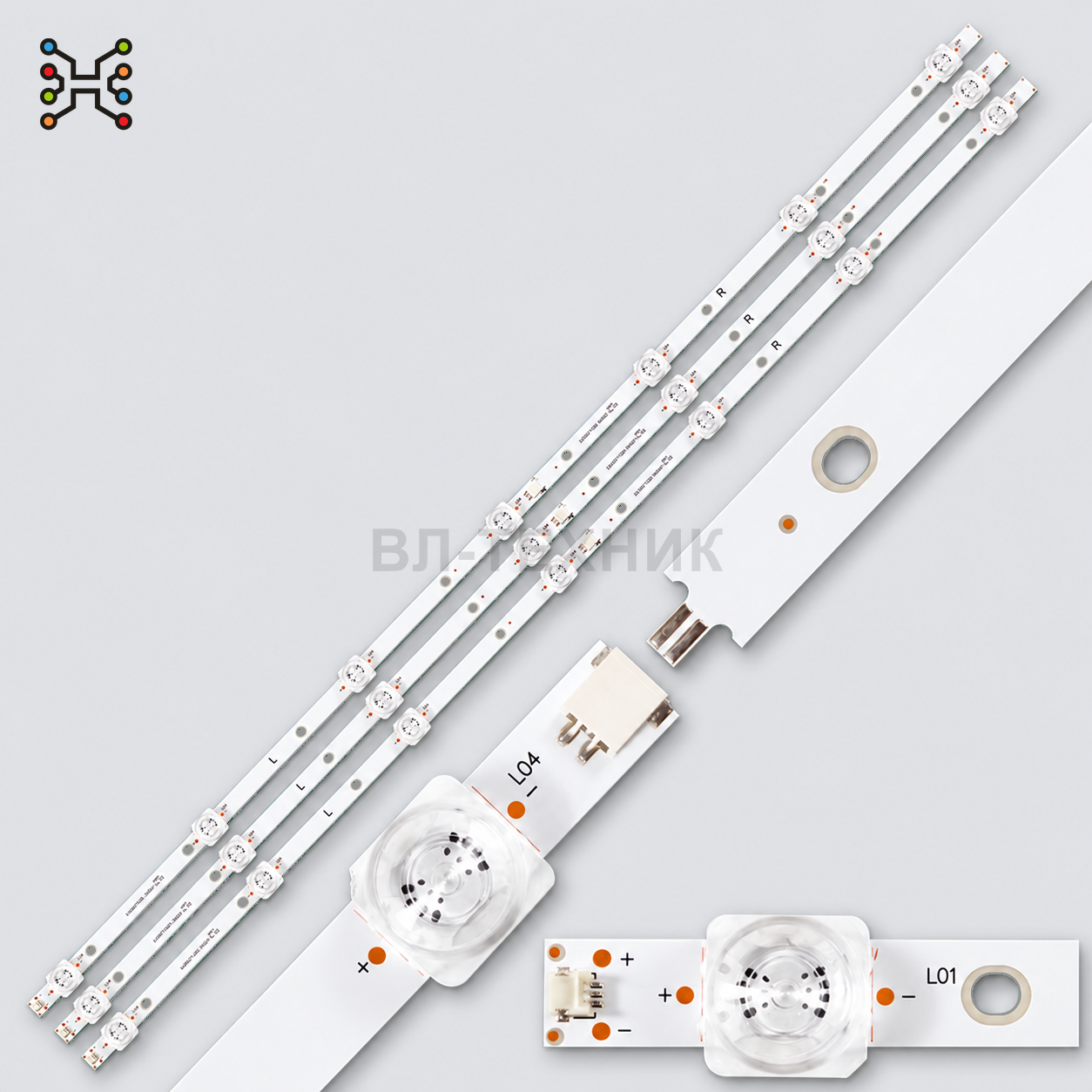 LED подсветка Hisense H43A5600 / H43A5100 / H43A6100 / H43A6100UK / H43A6140 / H43A6200 / H43A6200UK фото 1