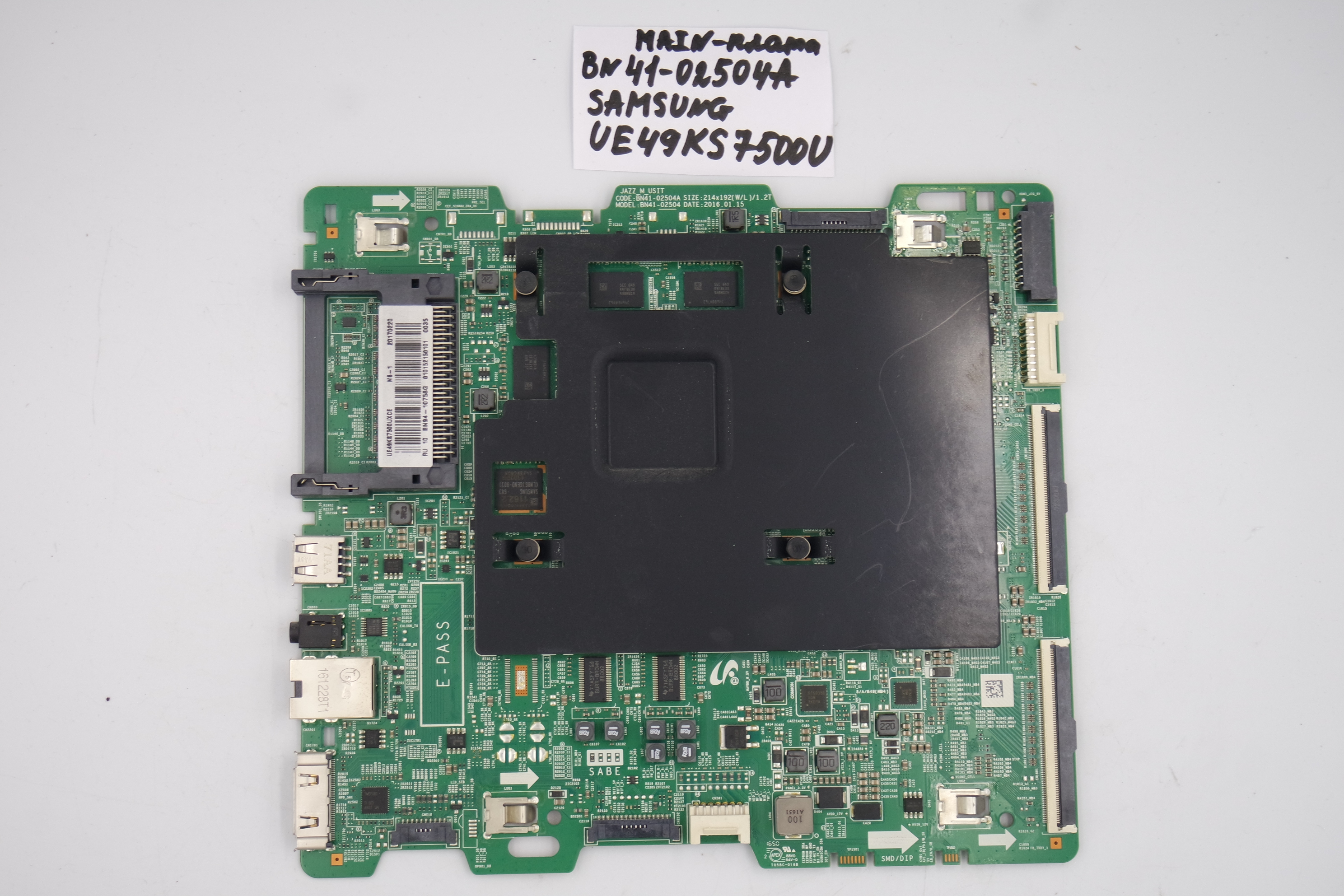 MAIN основная плата BN41-02504A Samsung UE49KS7500U фото 1