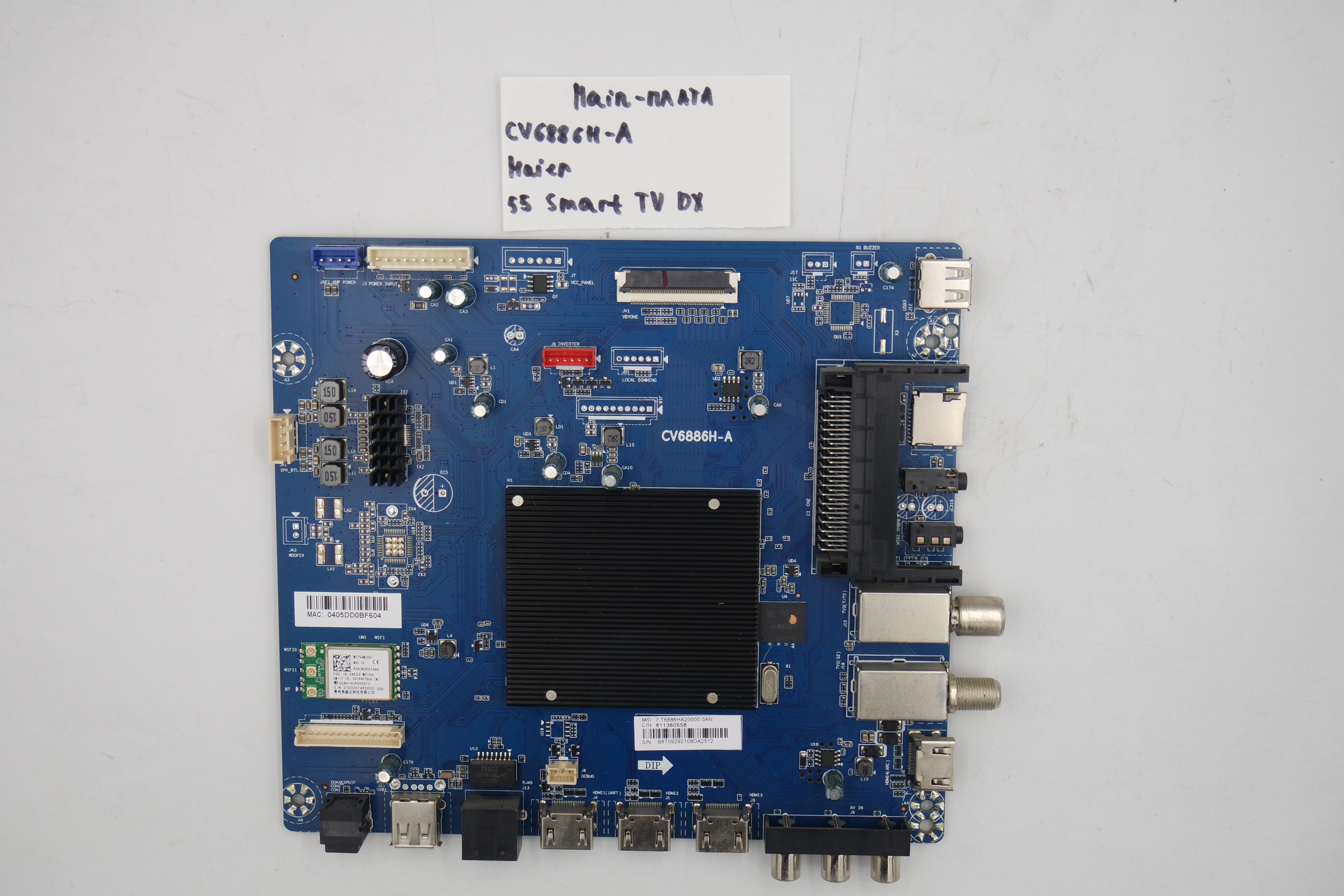MAIN плата CV6886H-A Haier 55 Smart TV DX фото 1