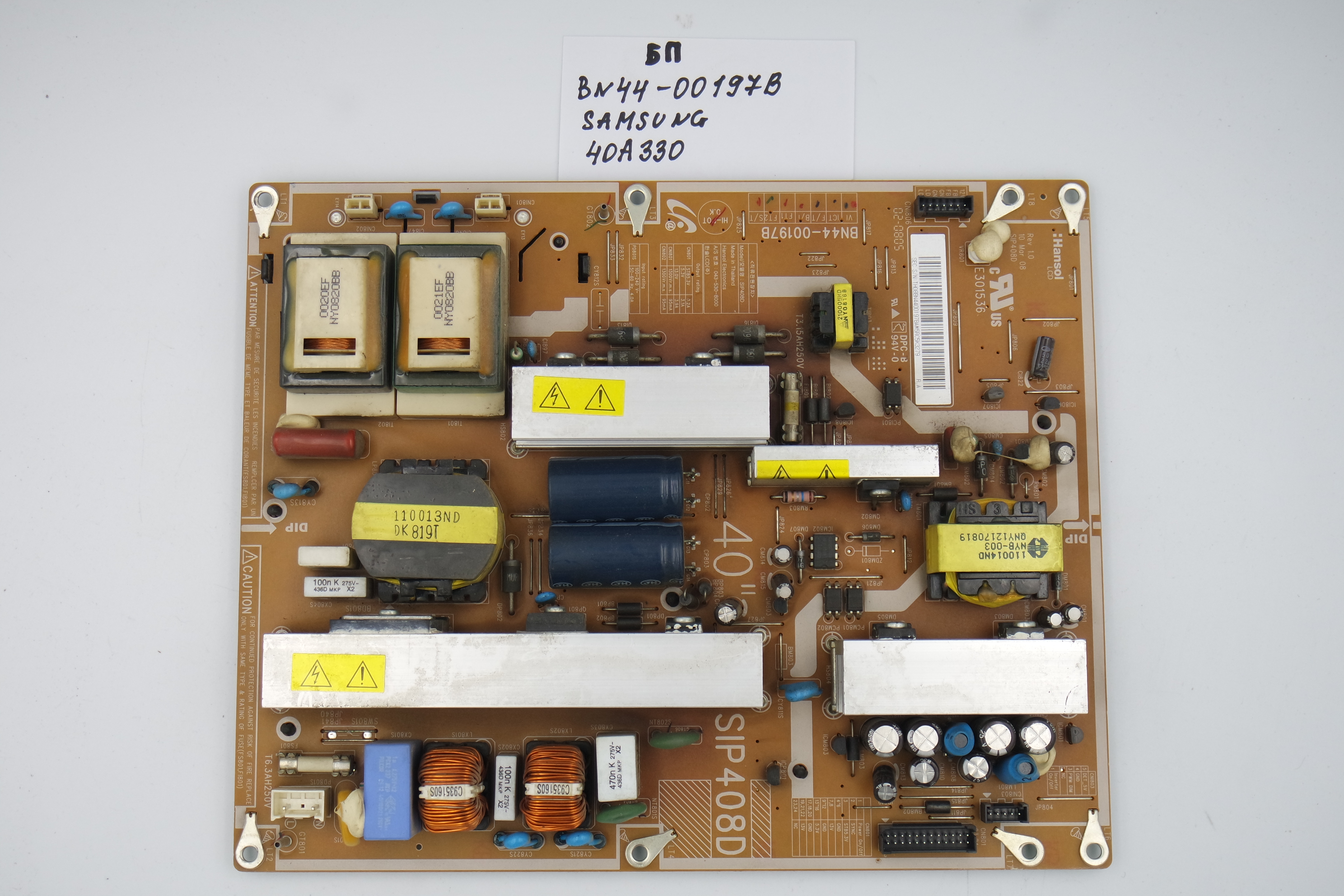 Блок питания BN44-00197B Samsung LE40A330 фото 1