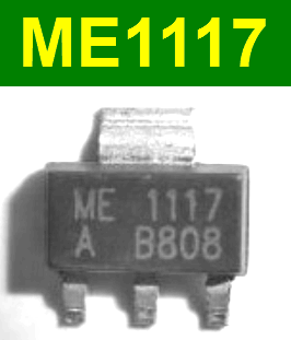 Микросхема ME1117C (LDO) фото 2