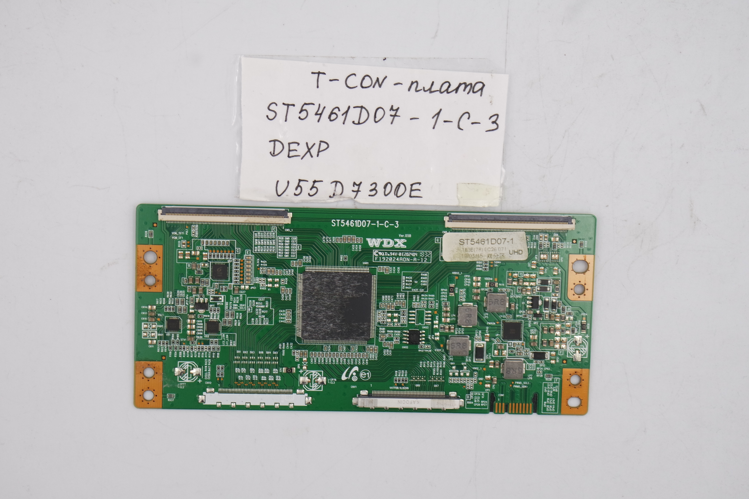 T-CON плата ST5461D07-1-C-3 DEXP U55D7300E фото 1