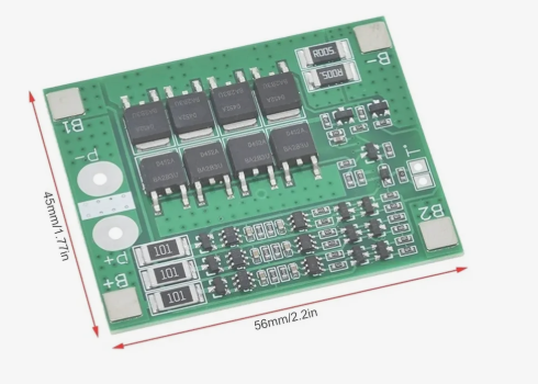 Плата BMS 3S для Li-ion 18650 аккумуляторов 25A