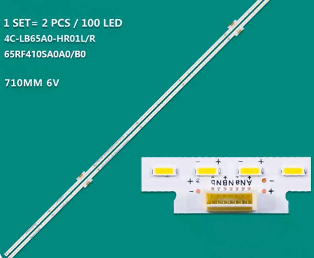 LED подсветка 65RF410SA0A0, 65RF410SA0B0  2 планки по 100 LED