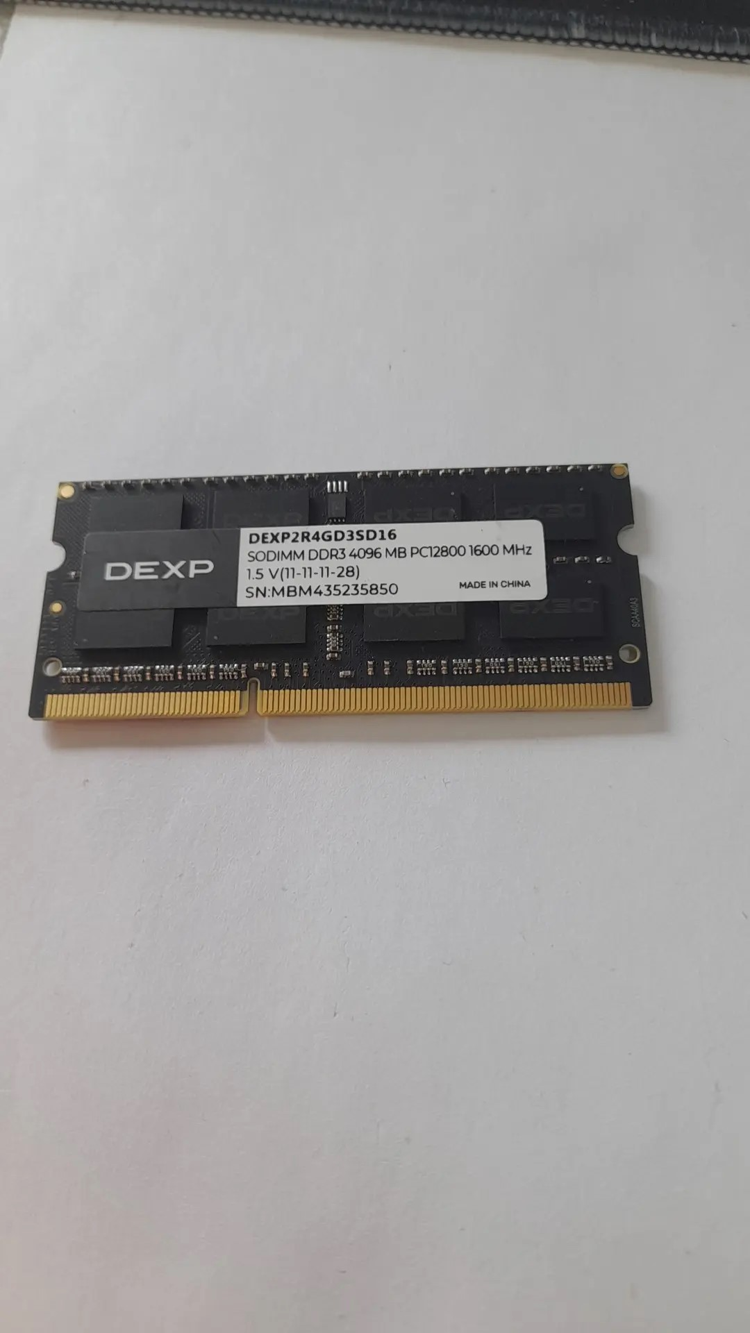 Оперативная память SODIMM DEXP 1600Mhz 4 gb фото 1