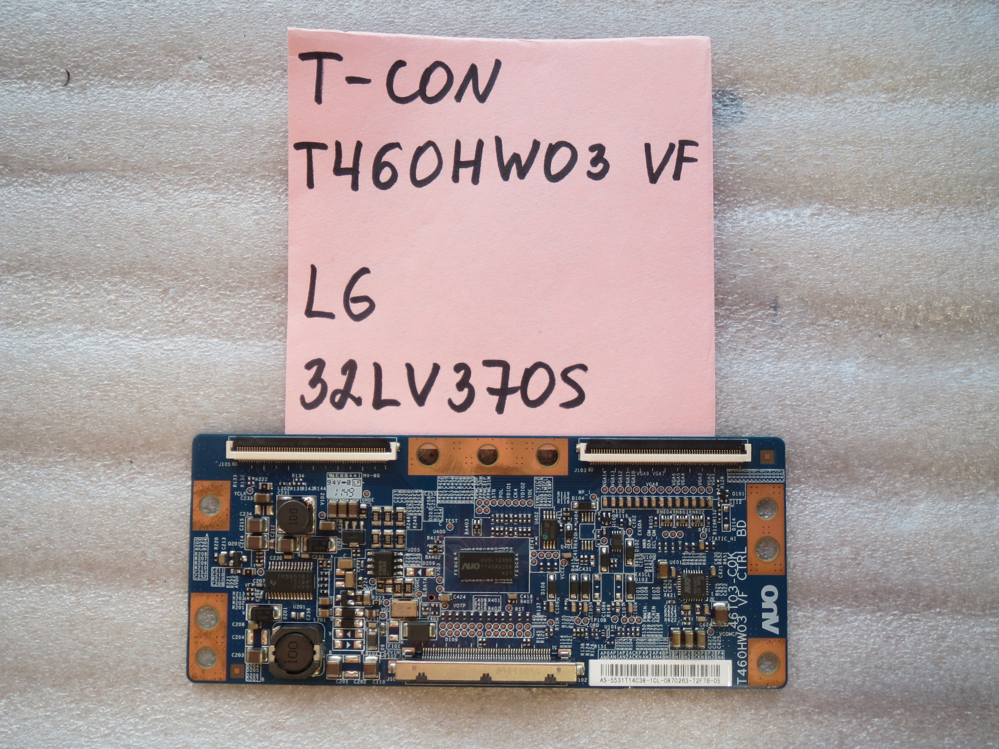 T-CON плата T460HW03 LG 32LV370S фото 1