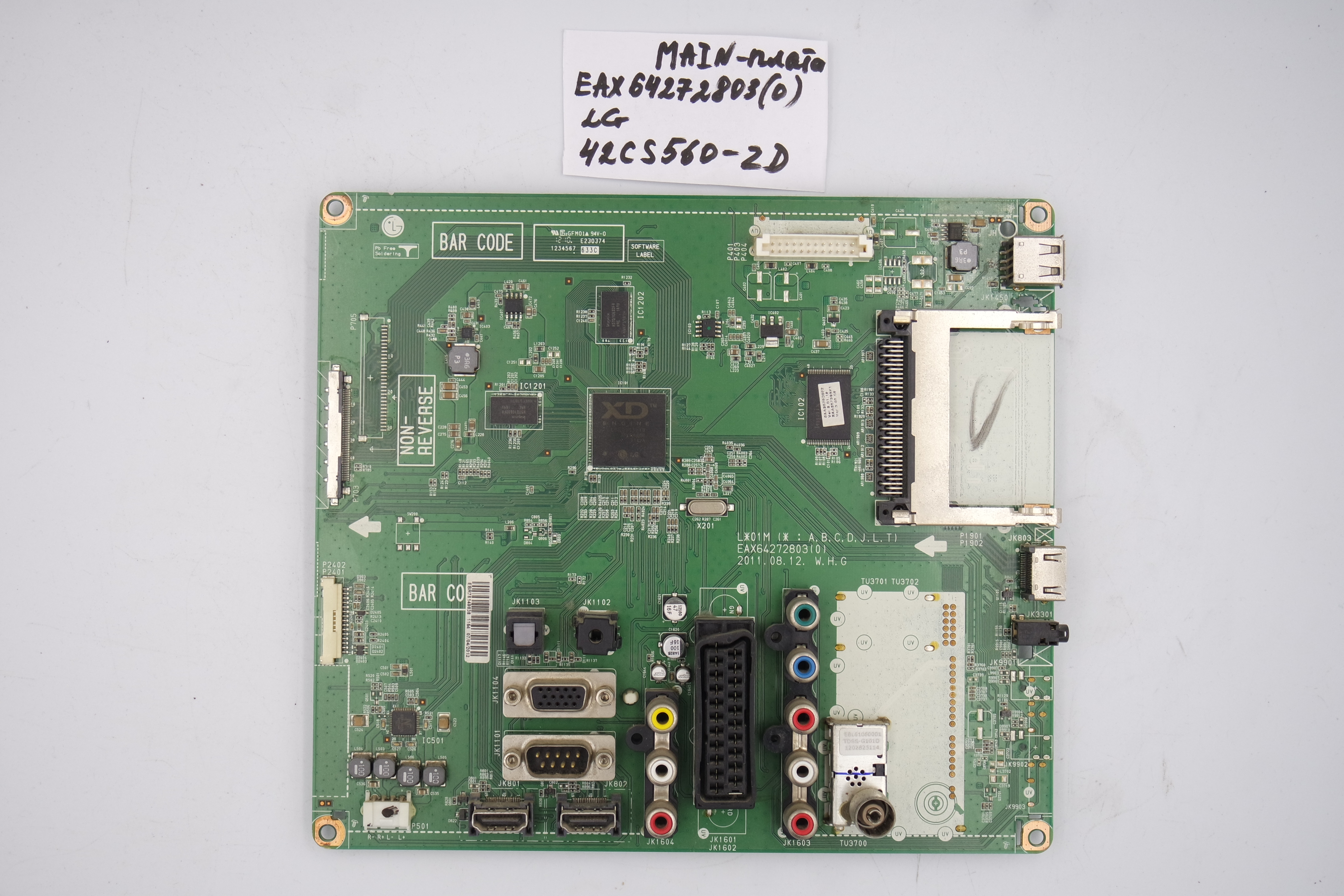 MAIN основная плата EAX64272803 (0) LG 42CS560-ZD фото 1
