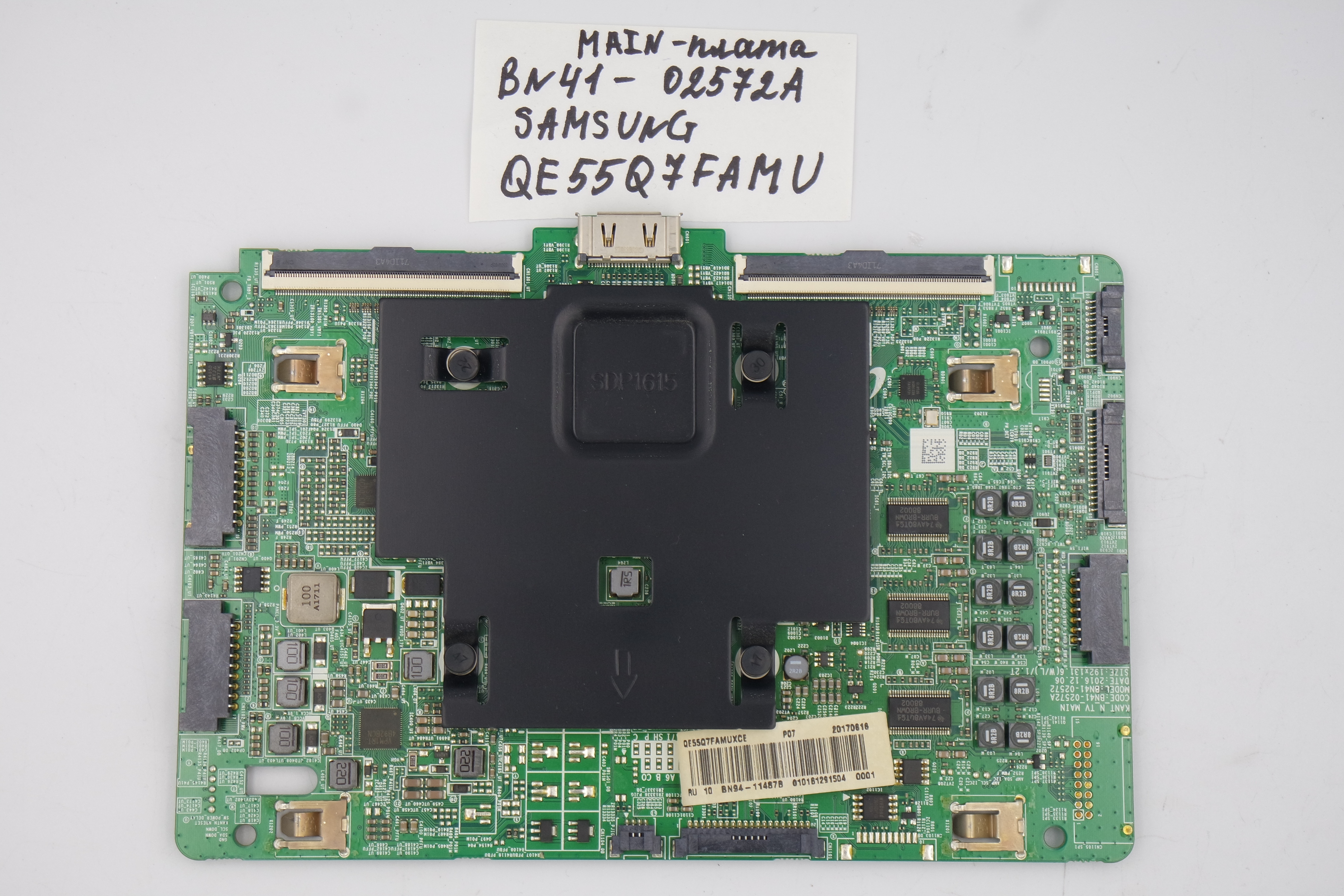 MAIN плата BN41-02572A Samsung QE55Q7FAMU фото 1