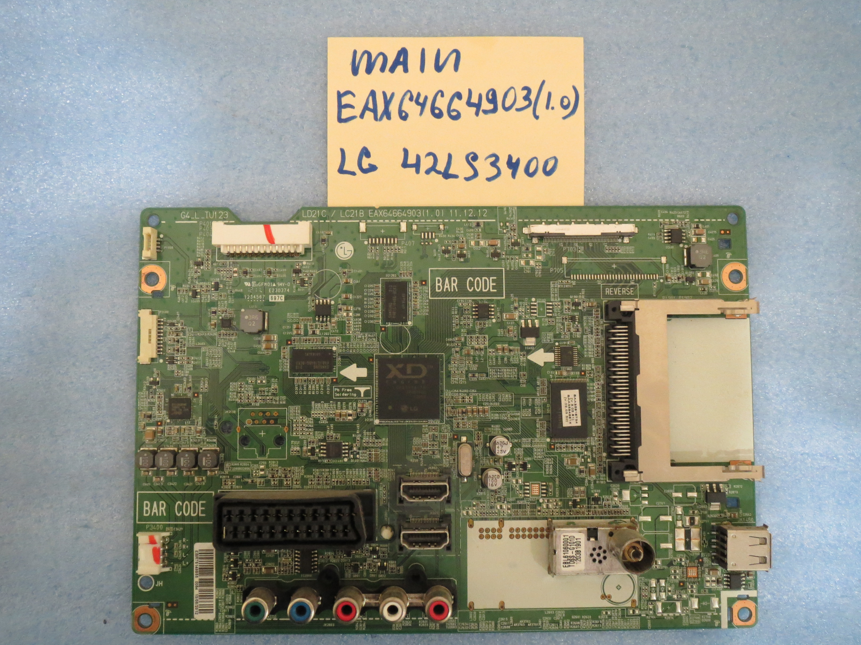 MAIN основная плата EAX64664903 (1.0) LG 42LS3400 фото 1