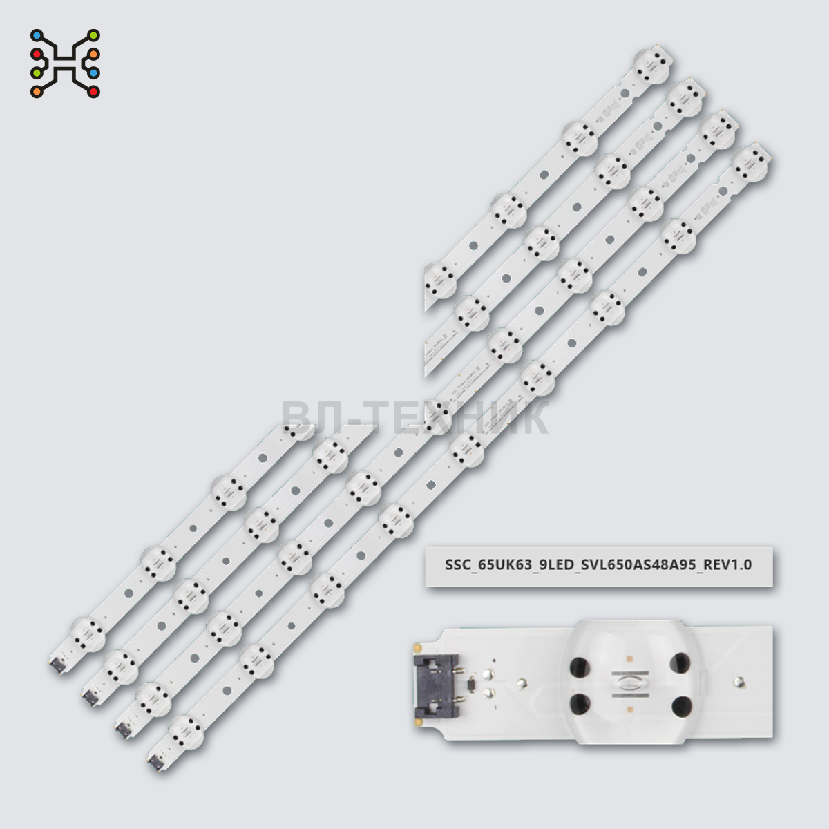 LED подсветка LG 65UK6090PUA / 65UK6200PUA / 65UK6200PUE / 65UK6300BUB / 65UK6300PUE / 65UK6320PTE / фото 1