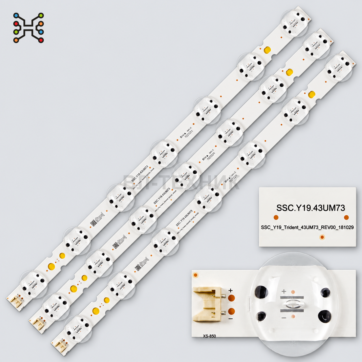 LED подсветка LG 43UM4390PLC / 43UM7300AUE / 43UM7300PSA / 43UM7300PUA / 43UM7300PLB / 43UM7300PWA / фото 1