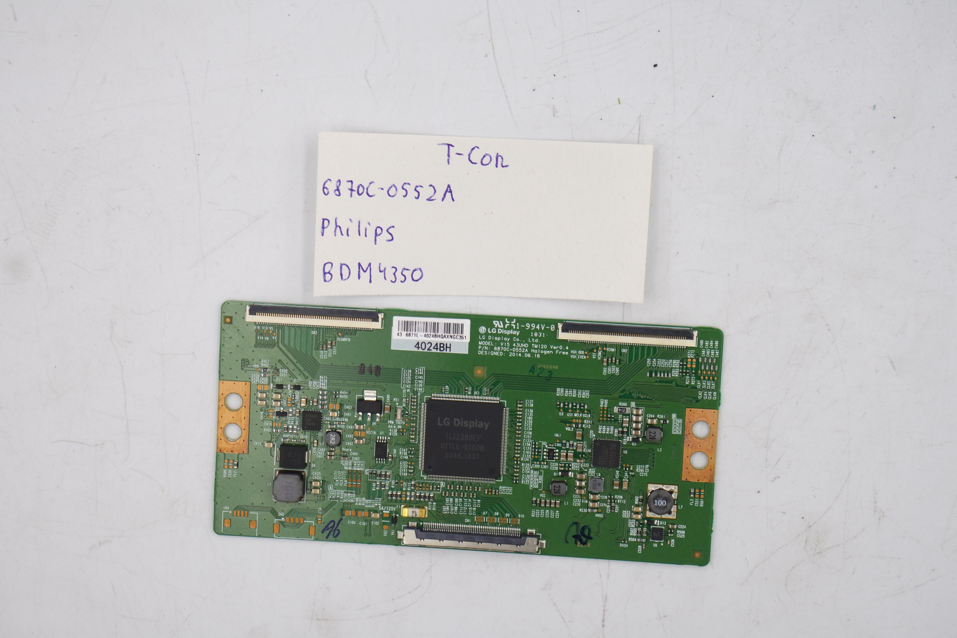 T-CON плата 6870C-0552A Philips BDM4350 фото 1