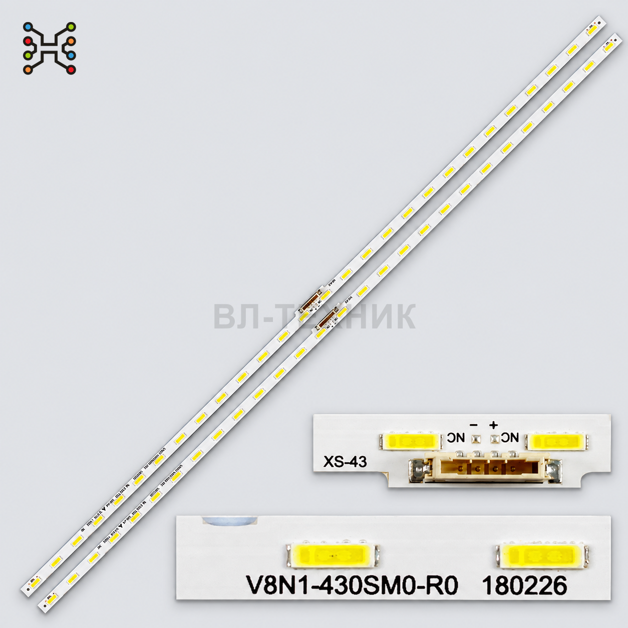 LED подсветка Samsung UE43NU7100 / UE43NU7120 / UE43NU7170 / UE43NU7020 / UE43NU7095 / UE43NU7199 / фото 1