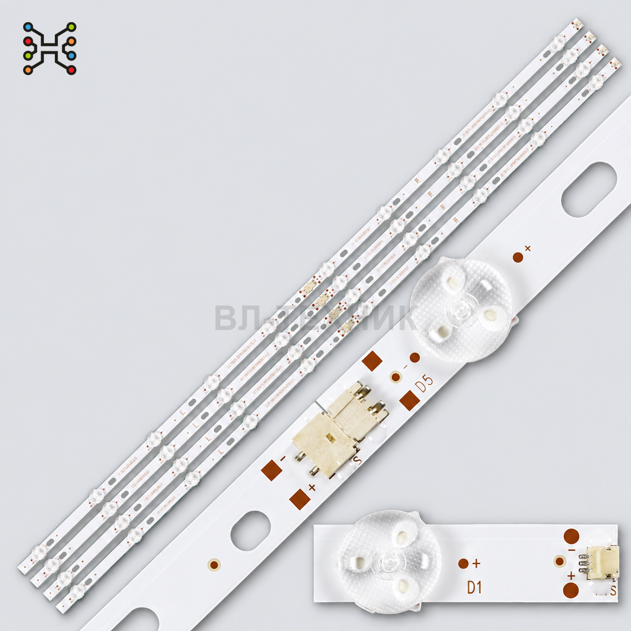 LED подсветка Philips 43PUS6504 / 43PUS6554 / 43PUS6754 / 43PUS7304 / 43PUS7505 / 43PUS7555 / 43PUS7 фото 1