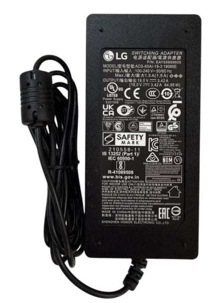Адаптер 19V 3.42A DA-65G19 LCAP39 для LG