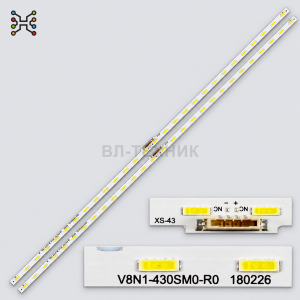 LED подсветка Samsung UE43NU7100 / UE43NU7120 / UE43NU7170 / UE43NU7020 / UE43NU7095 / UE43NU7199 / фото 2