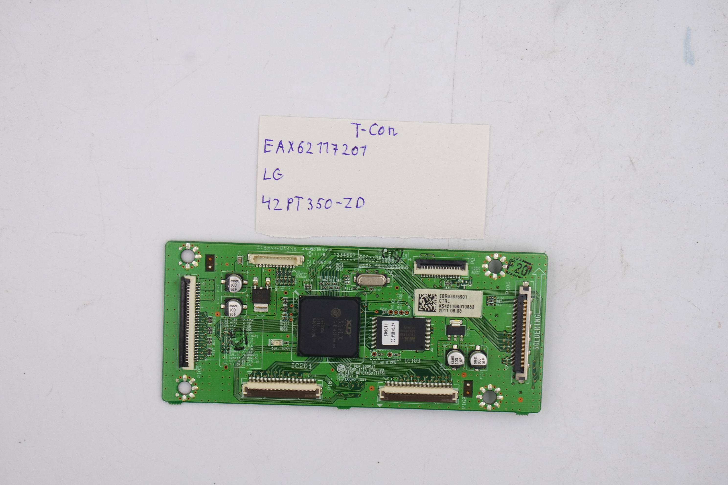 T-CON плата EAX62117201 LG 42PT350-ZD фото 1