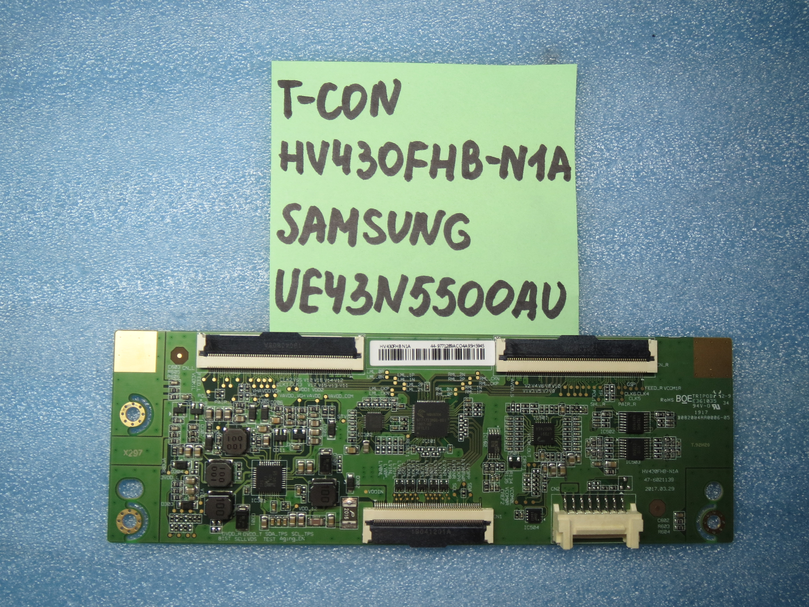 T-CON плата HV430FHB-N1A Samsung UE43N5500AU фото 1