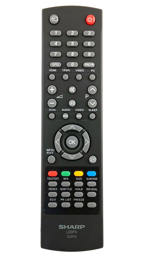 Пульт для телевизора Sharp GJ210 (9JR9800000002, 9JR9800000003) фото 1