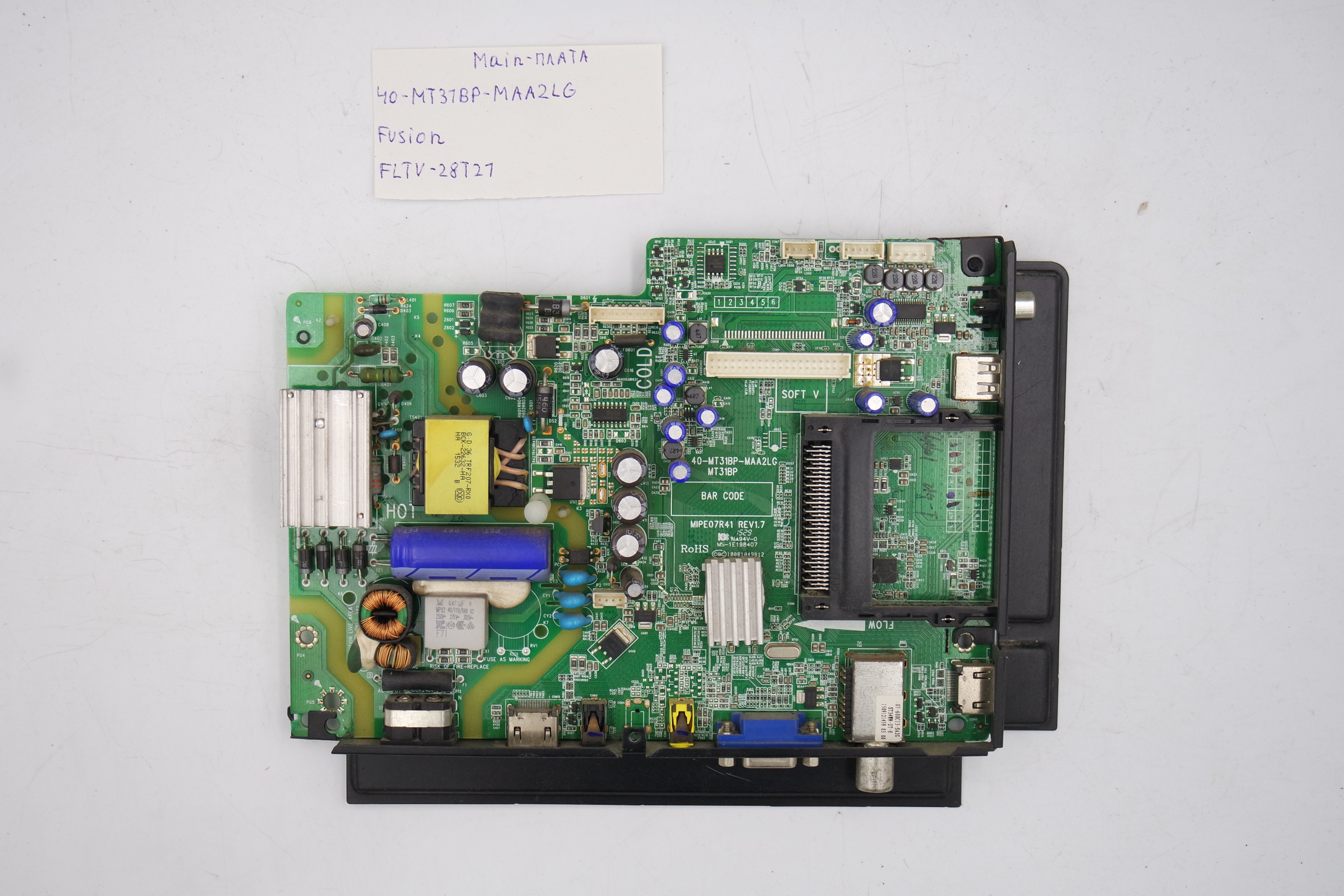 MAIN основная плата 40-MT31BP-MAA2LG Fusion FLTV-28T21 фото 1