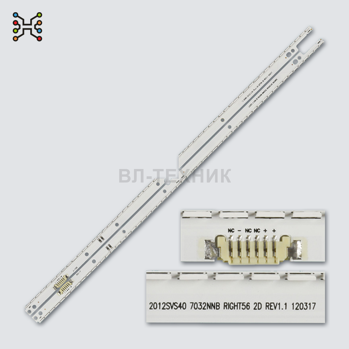 LED подсветка Samsung UE40ES5500 / UE40ES5500W / UE40ES5505K / UE40ES5507K / UE40ES5530 / UE40ES5537 фото 1