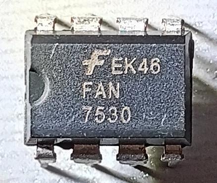 Микросхема FAN7530 ШИМ Dip8