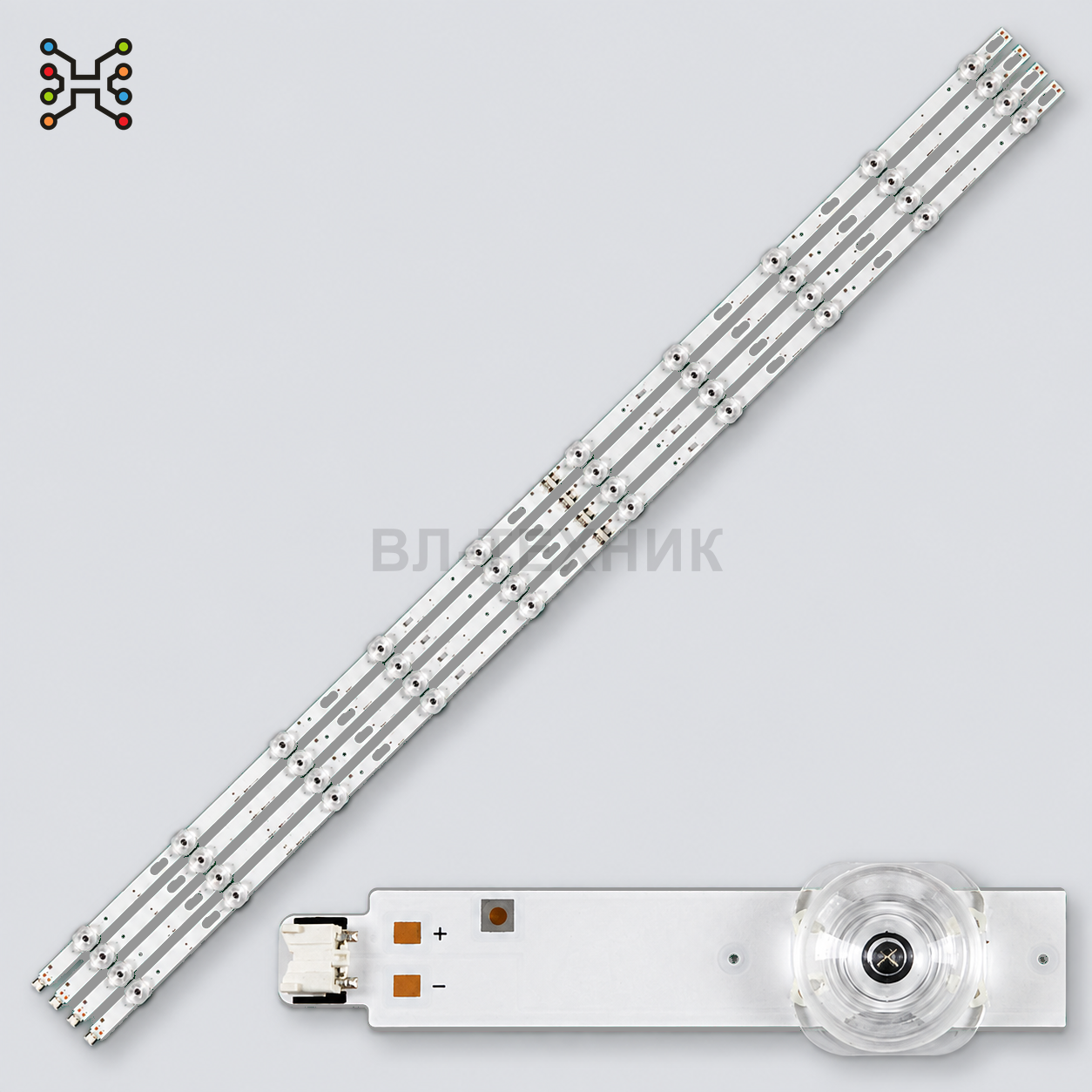 LED подсветка Samsung UE55TU7000 / UE55TU7020K / UE55TU7040K / UE55TU7092U / UE55TU7100 / UE55TU7125 фото 1