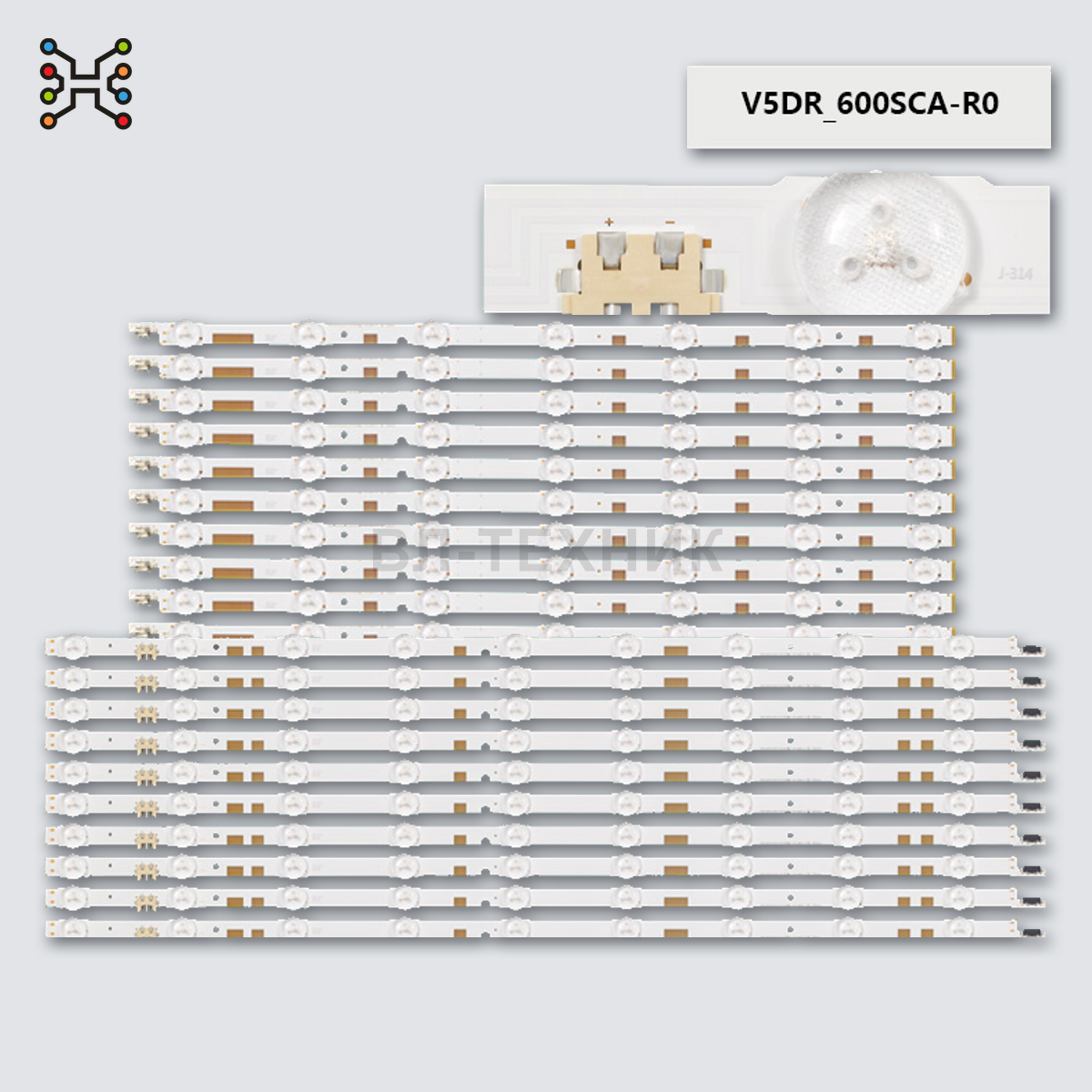 LED подсветка Samsung UE60JU6800 / UE60JS7200 / UE60JU6870 / UA60JS7200 / UN60JS7200 / UN60JS8000 / фото 1