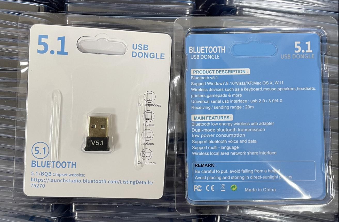 Bluetooth адаптер 5.1 для ПК ноутбука фото 1