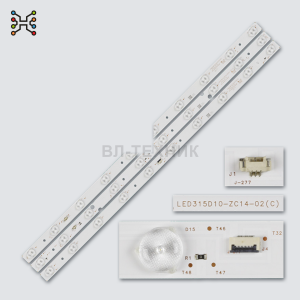 LED подсветка Haier LED32F3000W / LE32B310G / LE32B310N / LE32A7100L / LE32A31 / LE32B510X / LE32D88 фото 2
