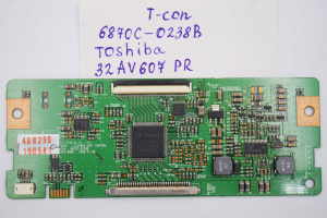 T-CON плата 6870C-0238B Toshiba 32AV607PR