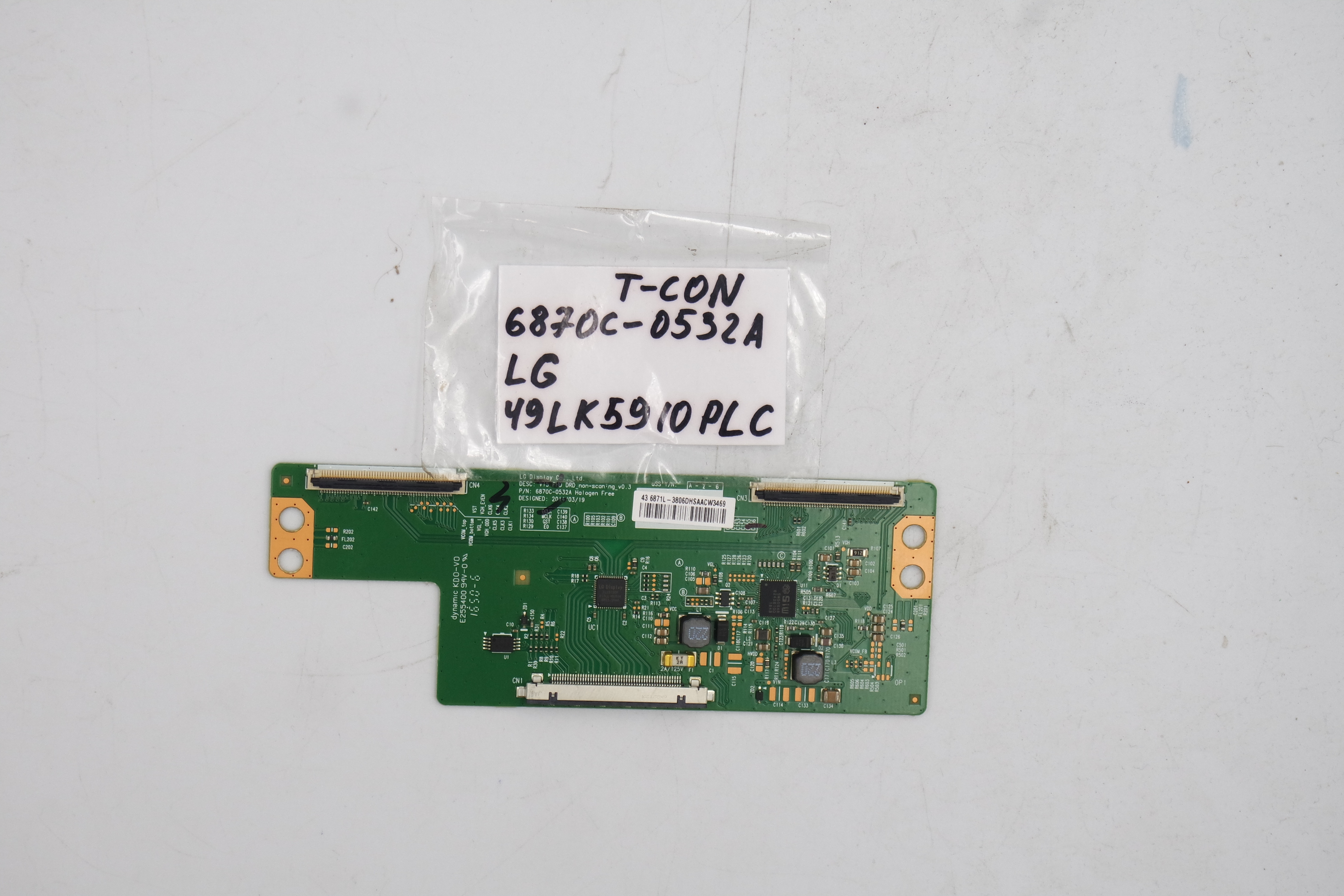 T-CON плата 6870C-0532A LG 49LK5910PLC фото 1