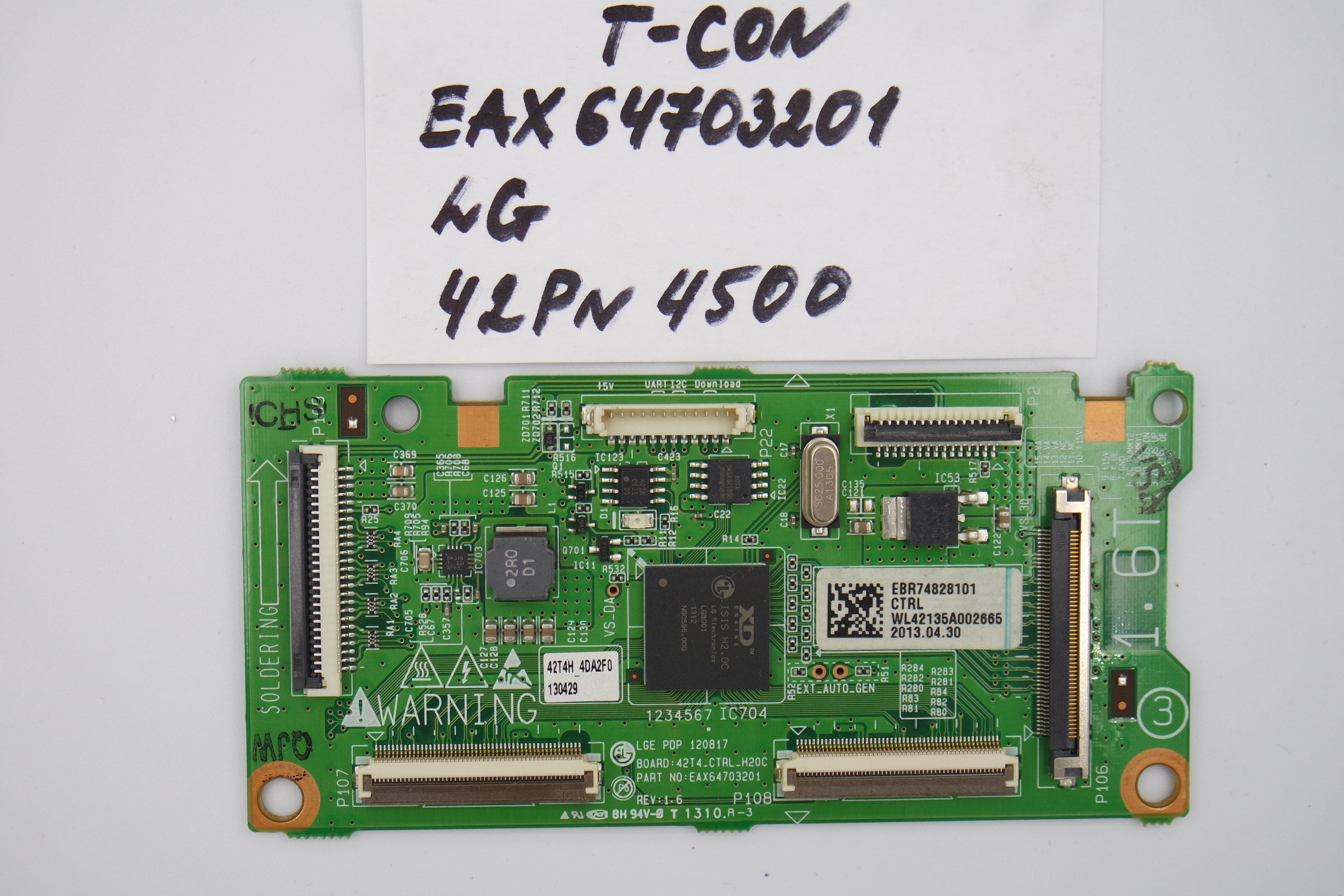 T-CON плата EAX64703201 LG 42PN4500 фото 1