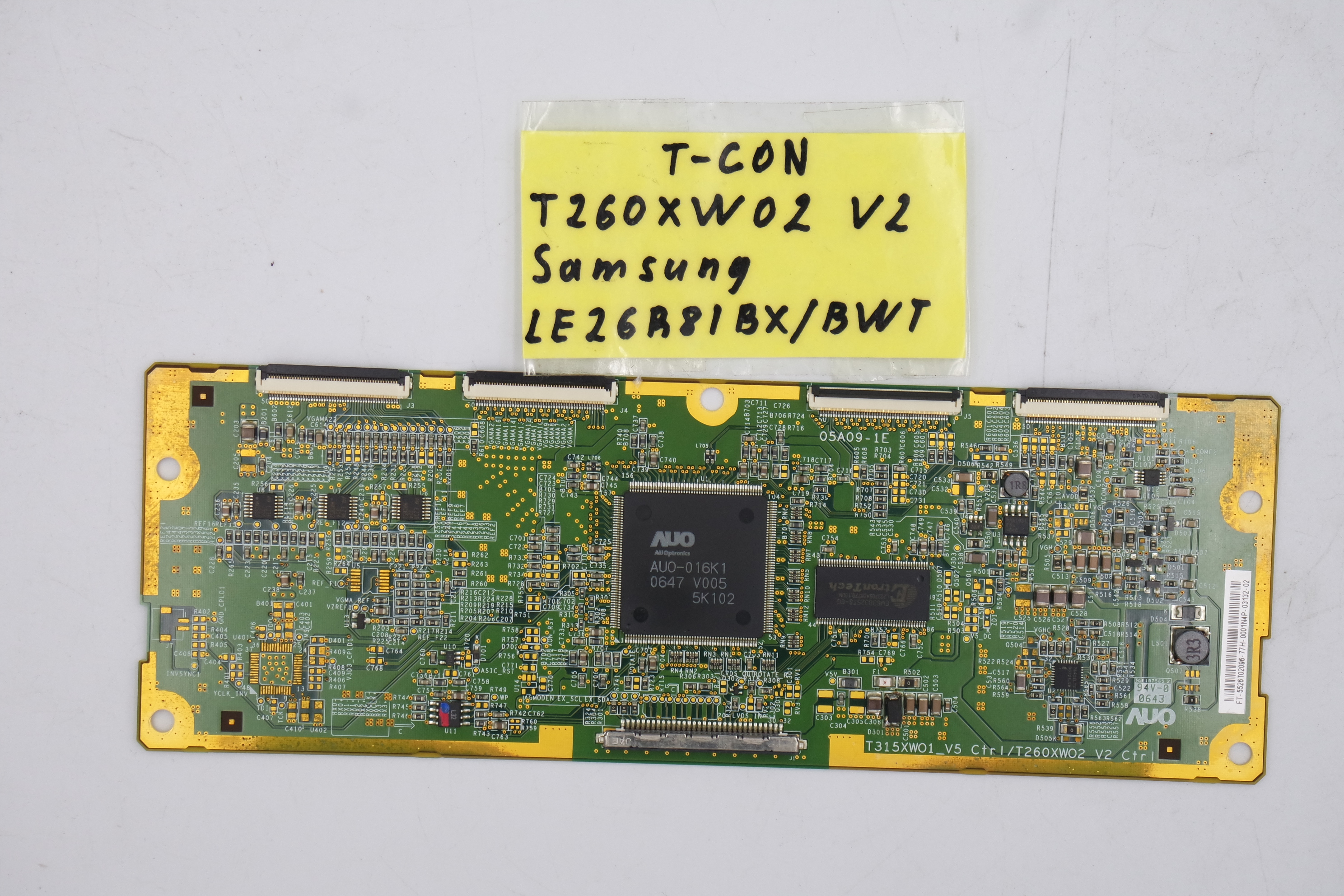 T-CON плата T260XW02 V2 Samsung LE26R81BX/BWT фото 1