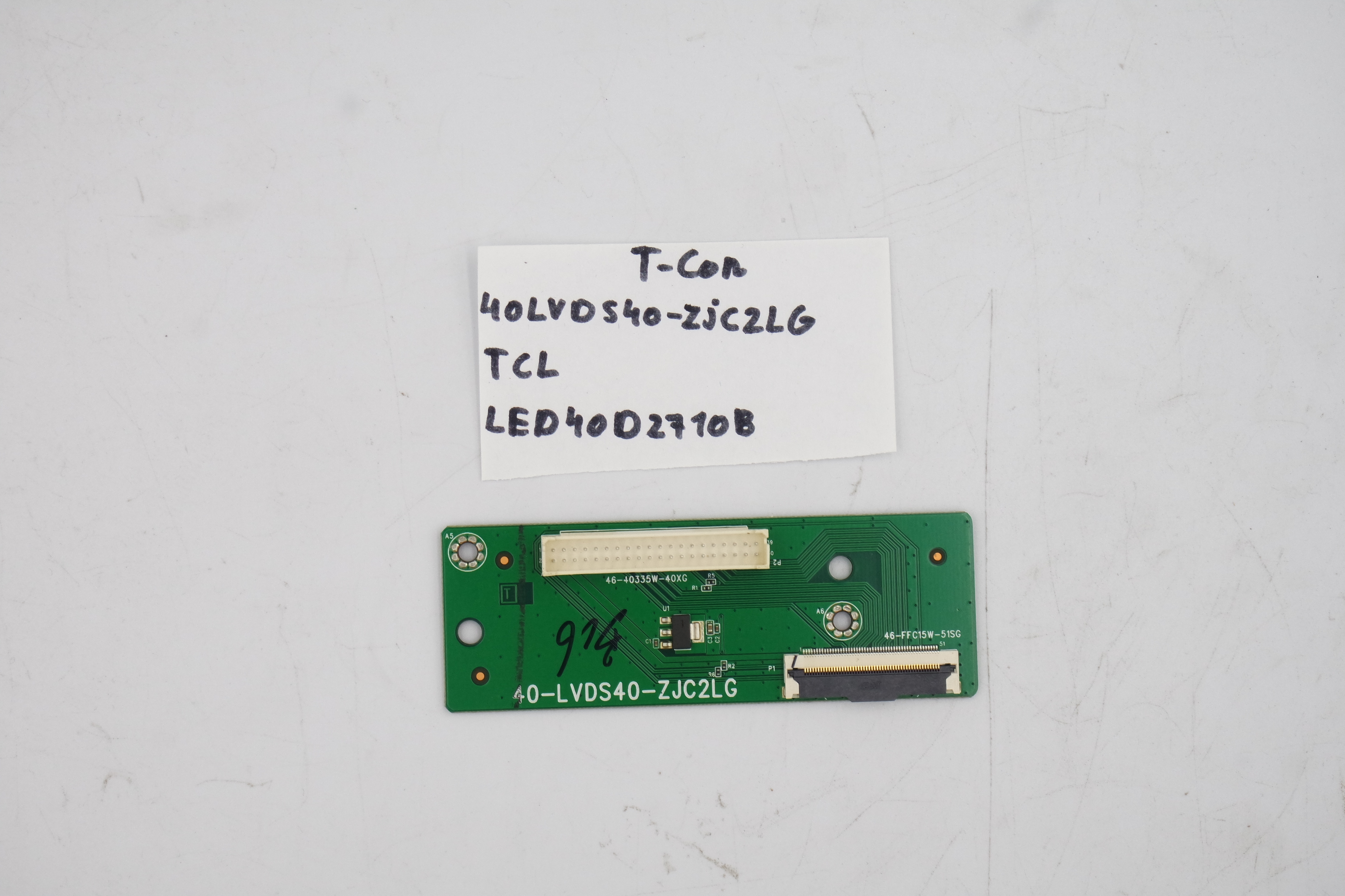 T-CON плата 40-LVDS40-ZJC2LG TCL LED40D2710B фото 1