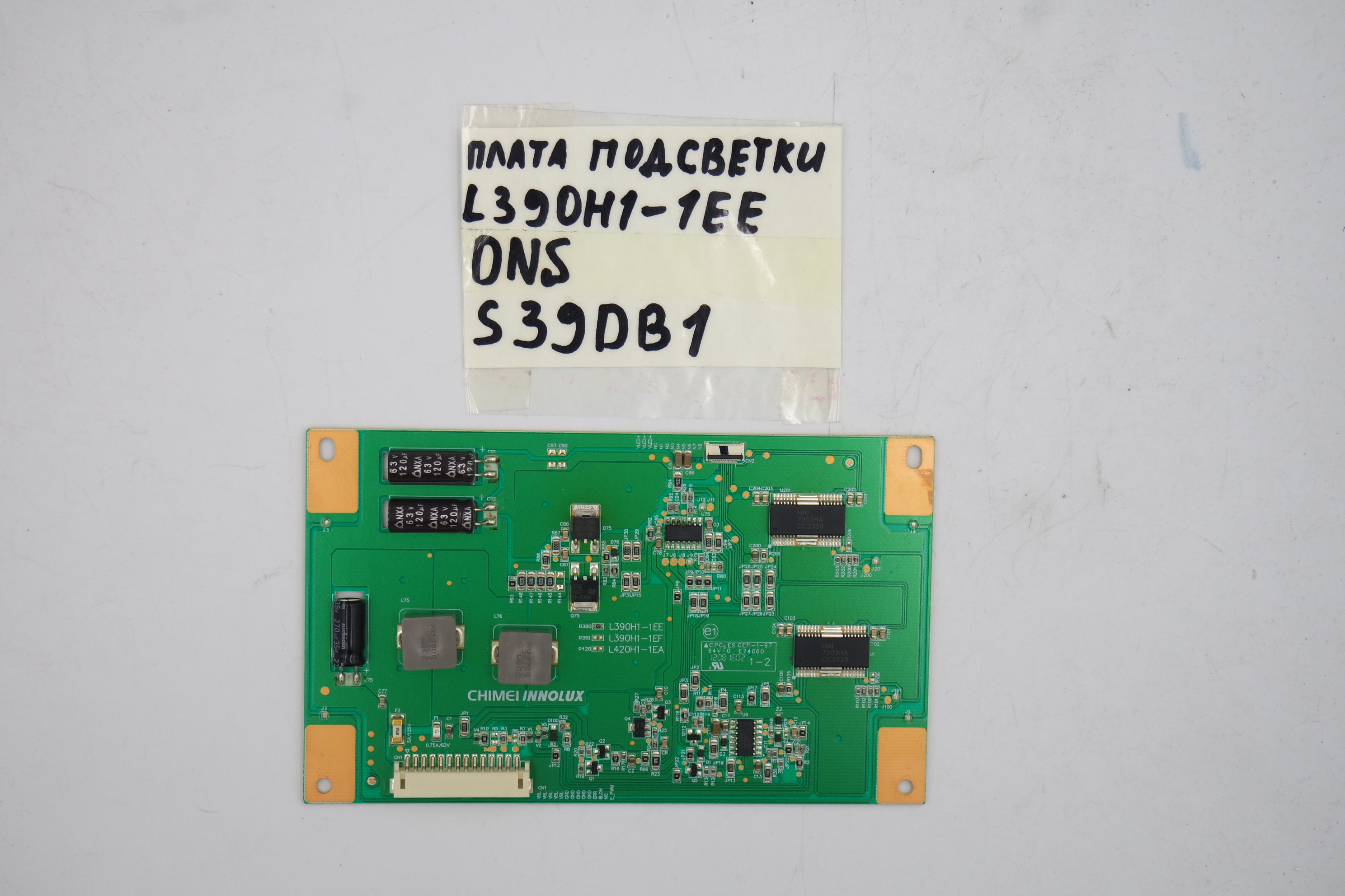 Плата подсветки L390H1-1EE DNS S39DB1 фото 1