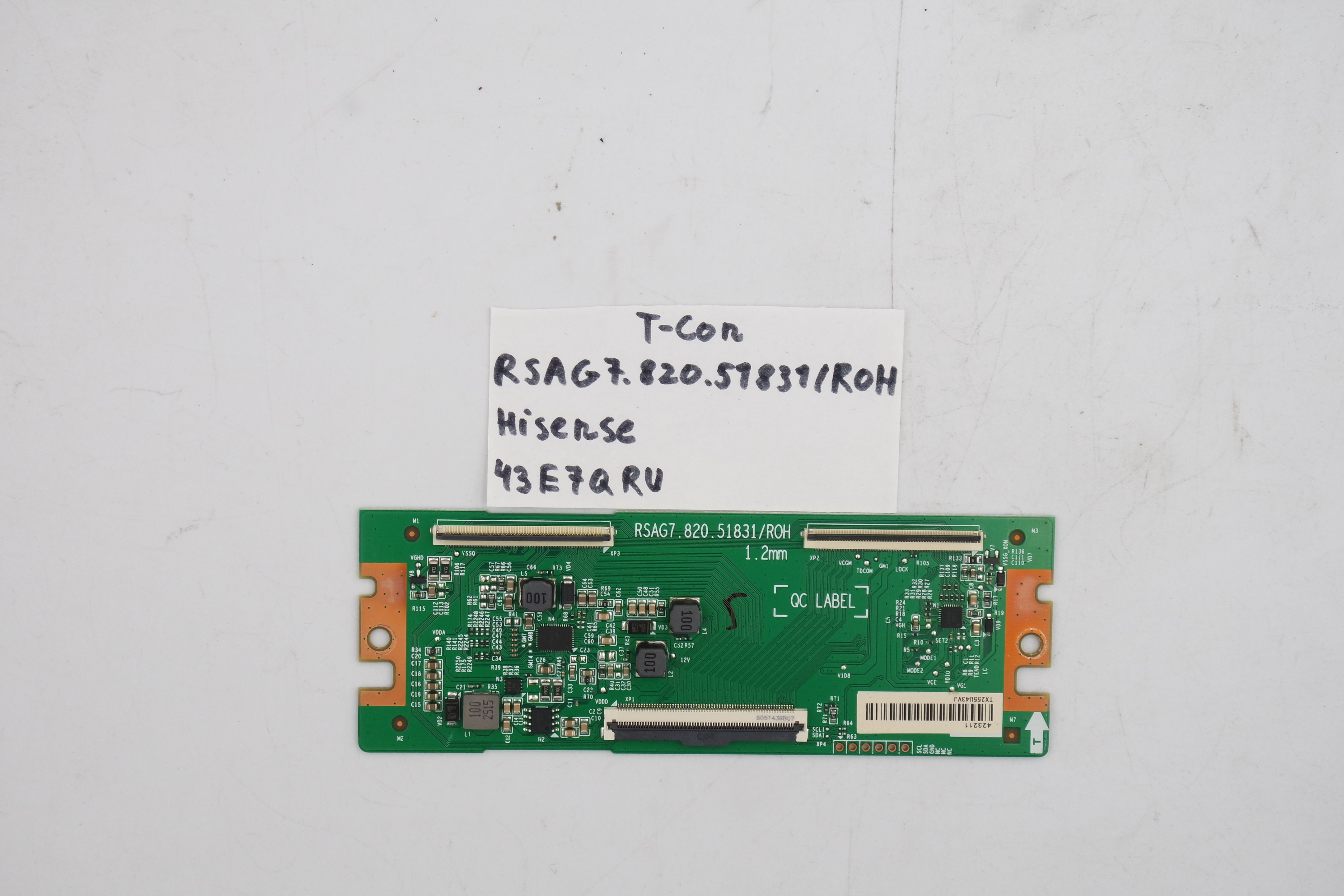 T-CON плата RSAG7.820.51831/ROH Hisense 43E7QRU фото 1